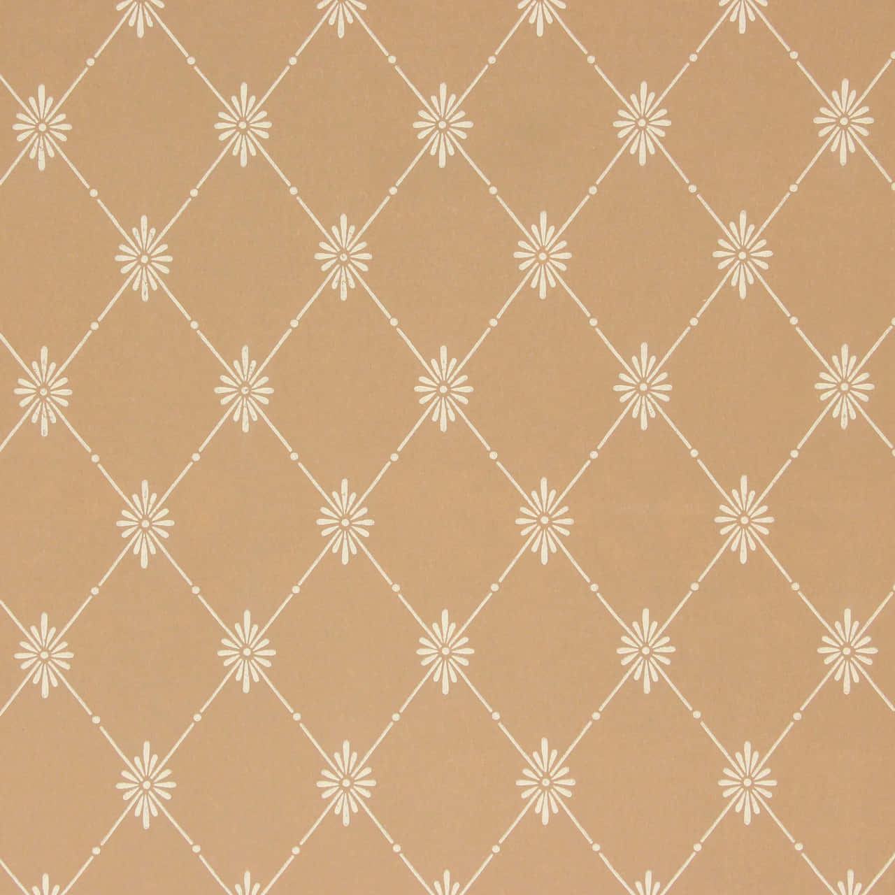 brown geometric, beige wallpaper, repeating diamond grid pattern, HD Desktop Wallpaper