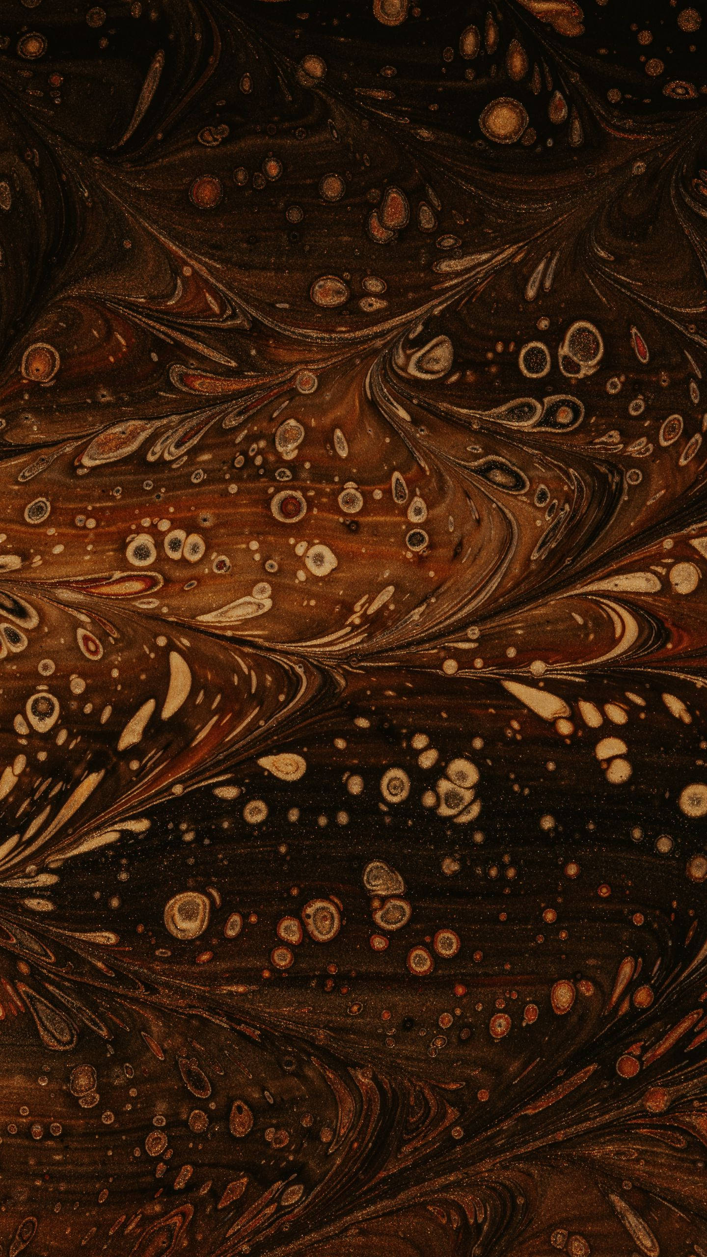 liquid pattern, brown iPhone, deep browns, 2K Phone Wallpaper