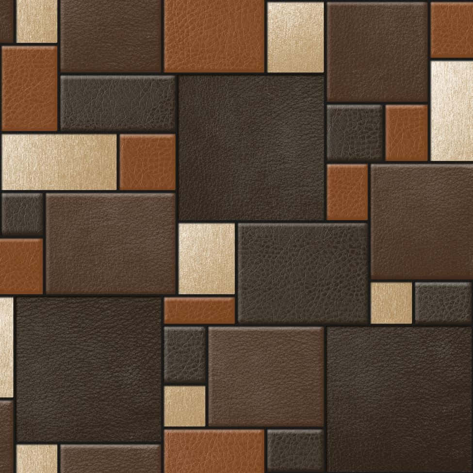 brown beige, tan leather, geometric pattern, SD Desktop Wallpaper