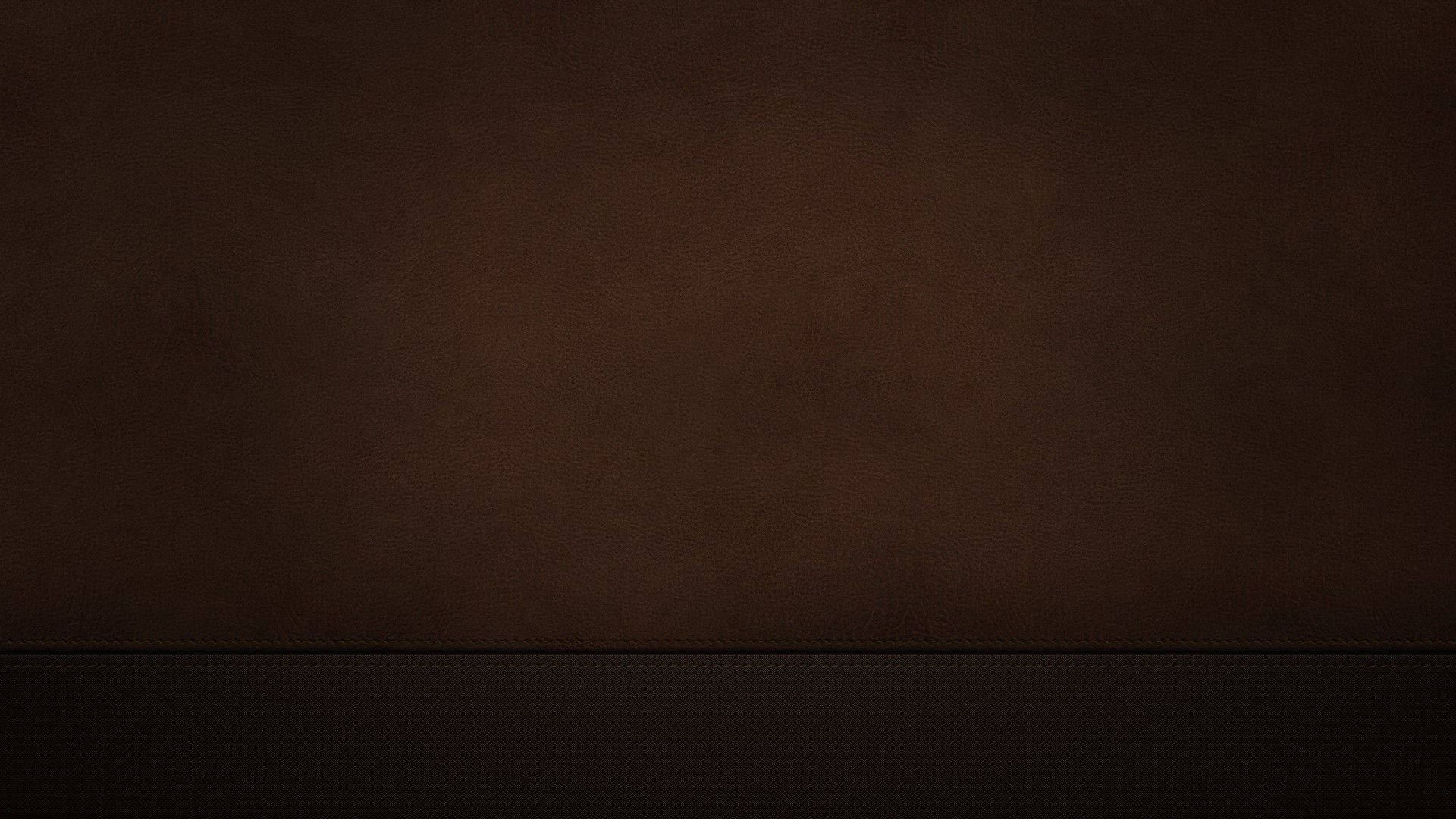 dark brown leather, subtle texture, horizontal stitched seam, Full HD Desktop Wallpaper