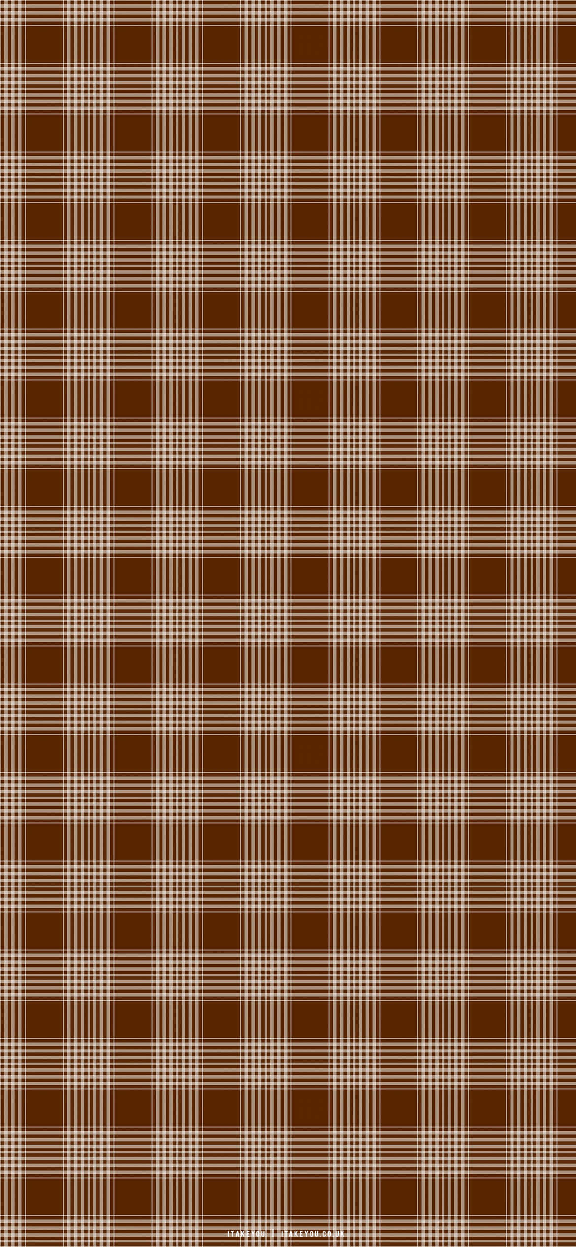 brown, cream, plaid pattern, Full HD Phone Wallpaper
