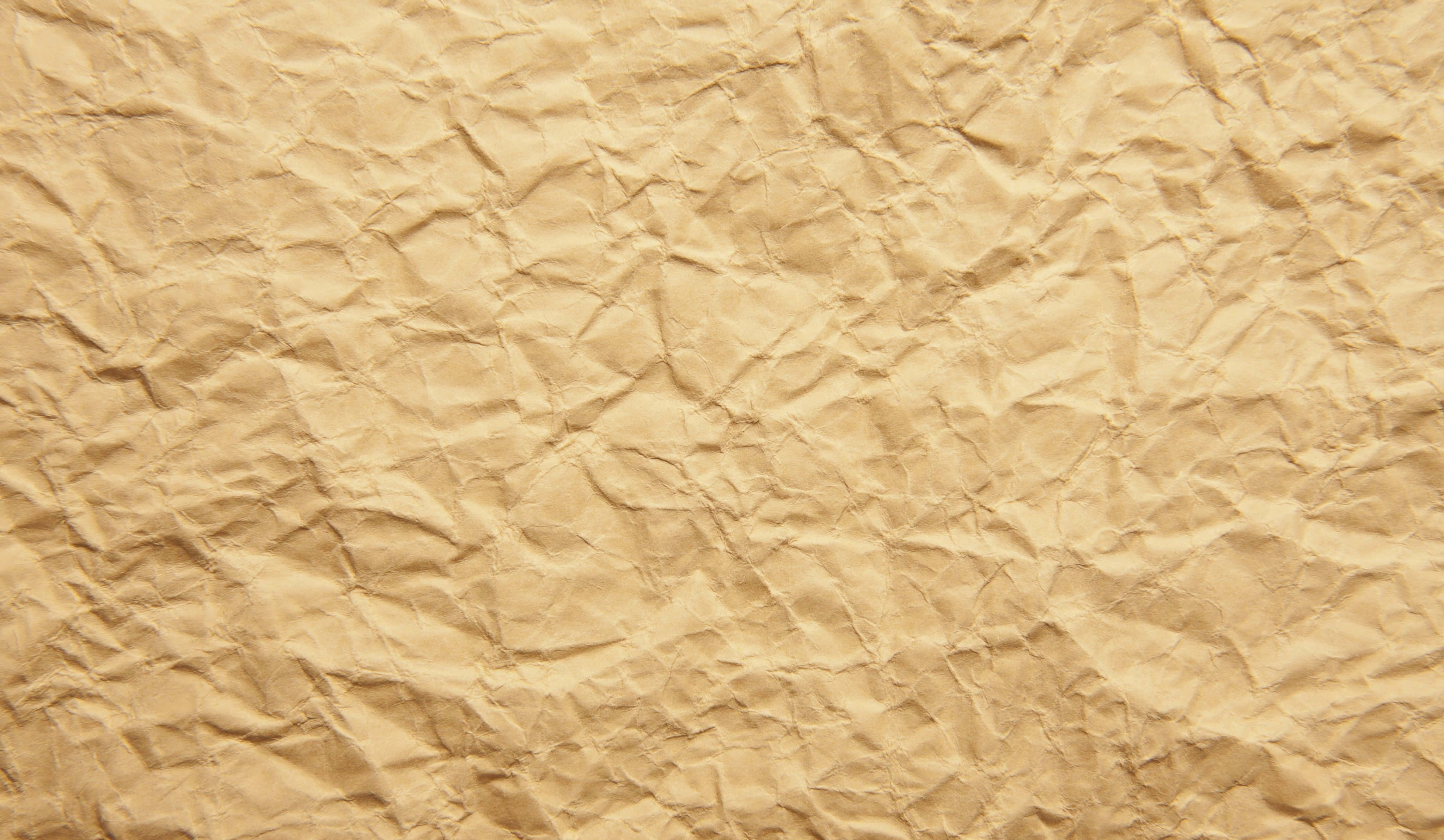 brown paper, beige, crumpled, 4K Desktop Wallpaper