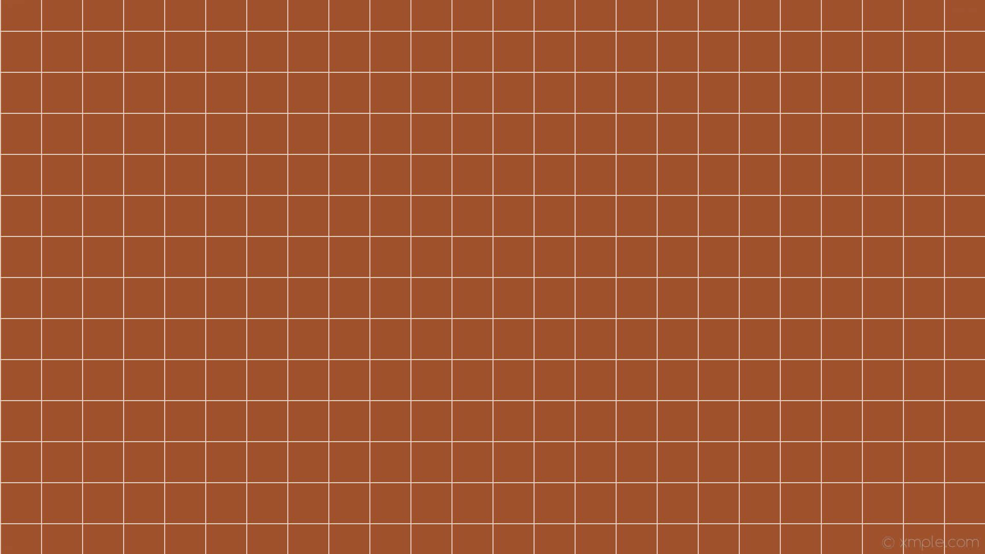 brown pastel aesthetic, warm brown grid pattern, thin cream lines, Full HD Desktop Wallpaper