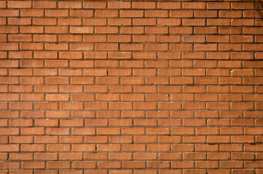 Brown Stone, red brick wall, mortar lines, SD Desktop Wallpaper