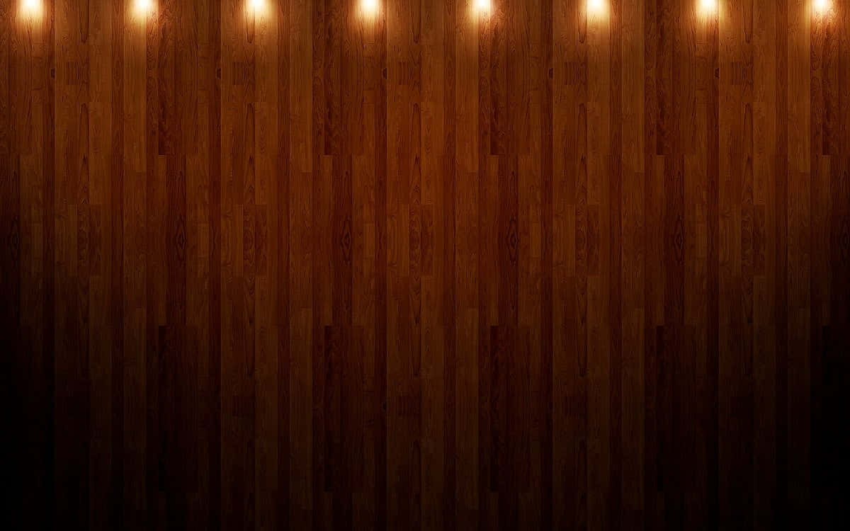 Earthy Brown Texture Background, Warm wooden floor planks, soft overhead lights, SD Desktop Wallpaper