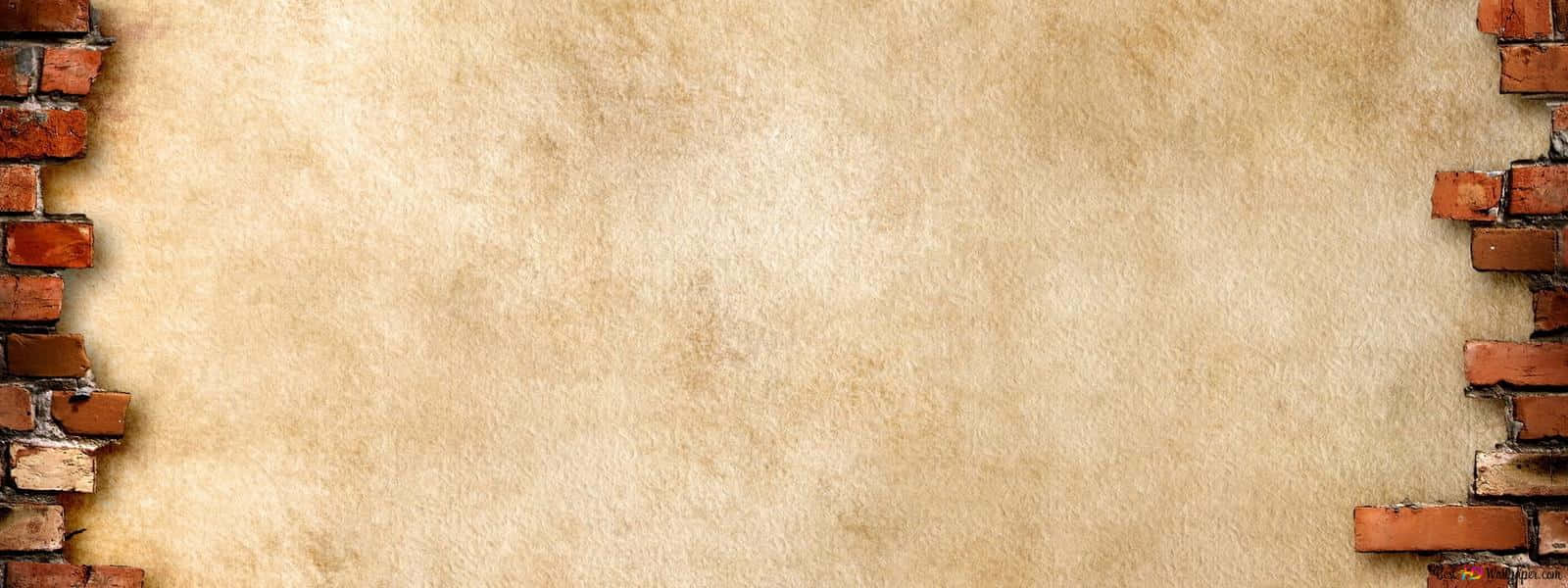 rustic brown texture, weathered parchment paper, exposed red brick walls, HD Desktop Wallpaper