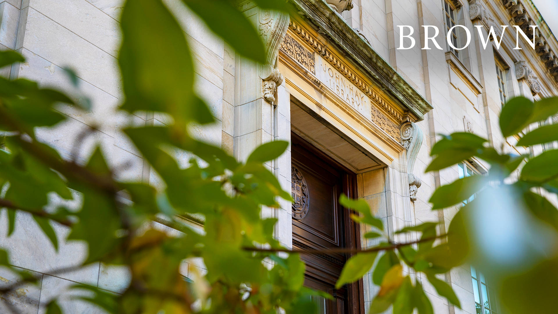 Brown University, stone building, ornate carvings, Full HD Desktop Wallpaper