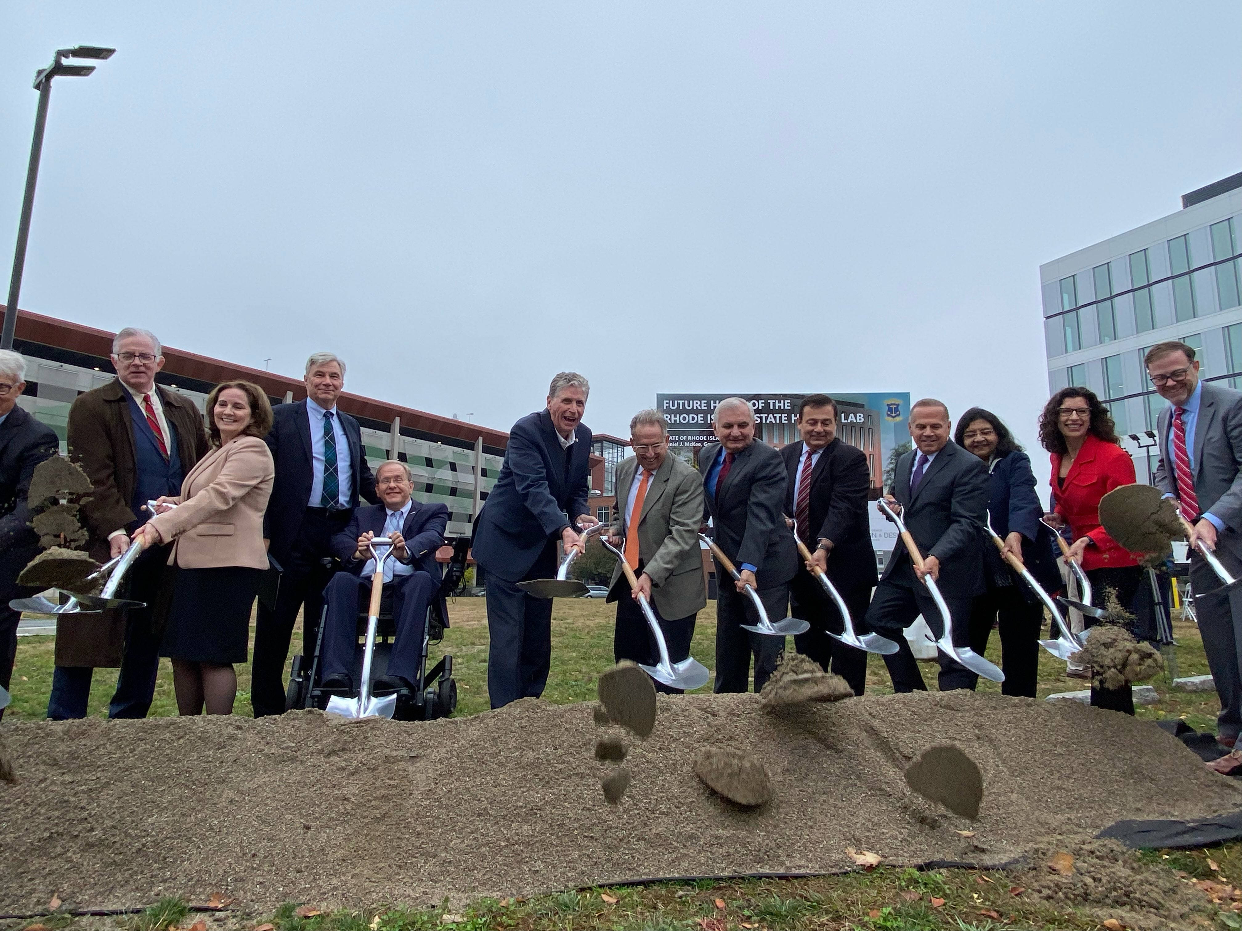 Brown University, sod-cutting ceremony, new lab construction site, 4K Desktop Wallpaper