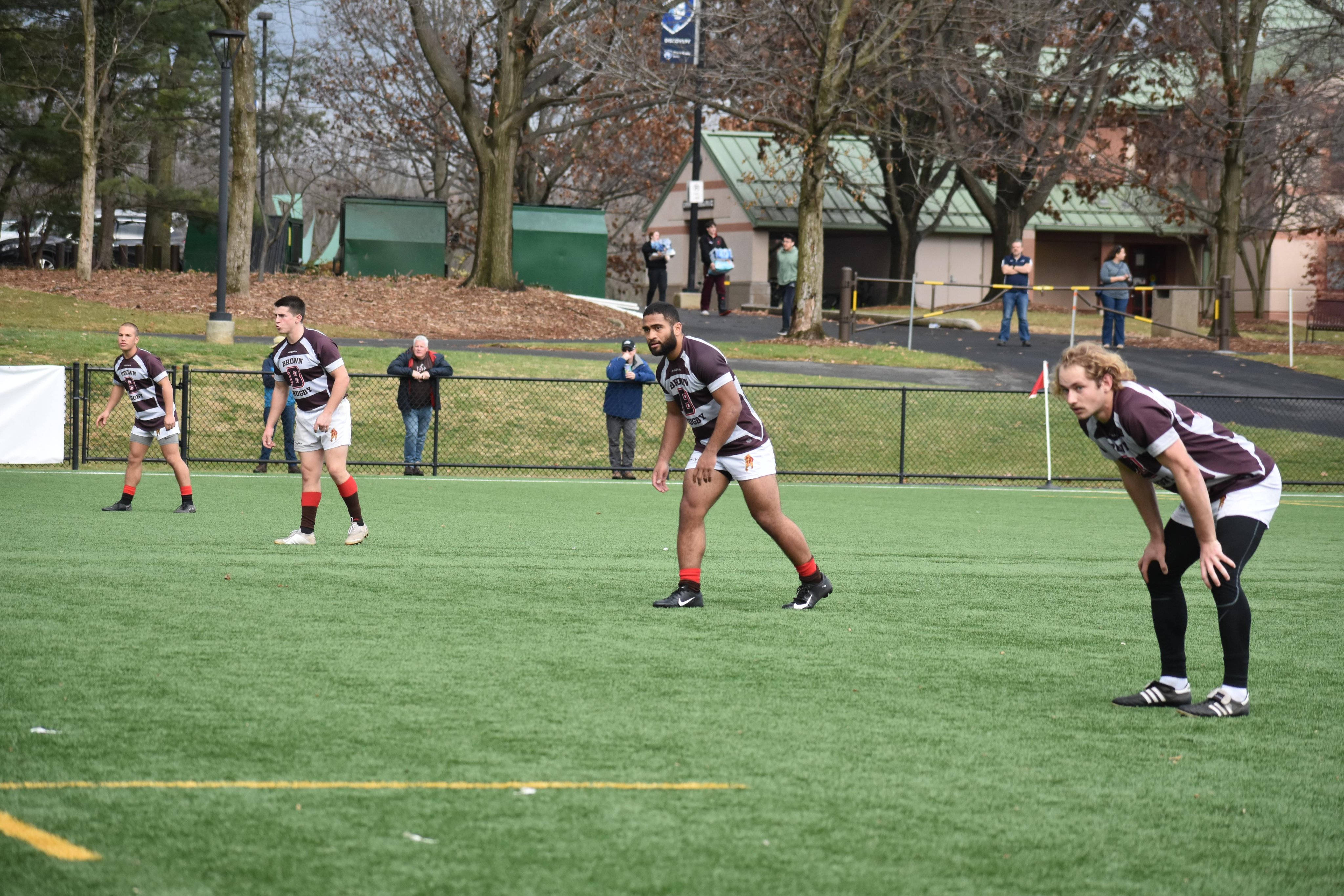 Brown University, Men's Rugby, maroon and white uniforms, 4K Desktop Wallpaper