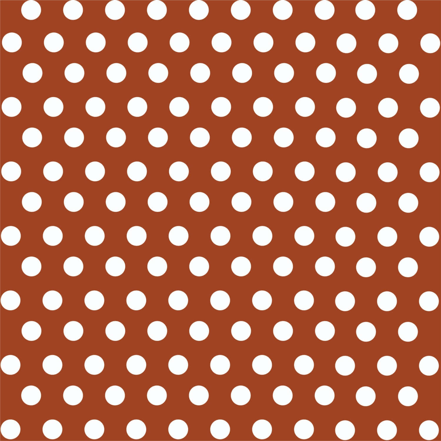 brown polka dots, white polka dots, rich rust-colored background, HD Desktop Wallpaper