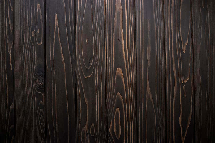 Brown Wood, dark stained wooden planks, rich grain patterns, SD Desktop Wallpaper