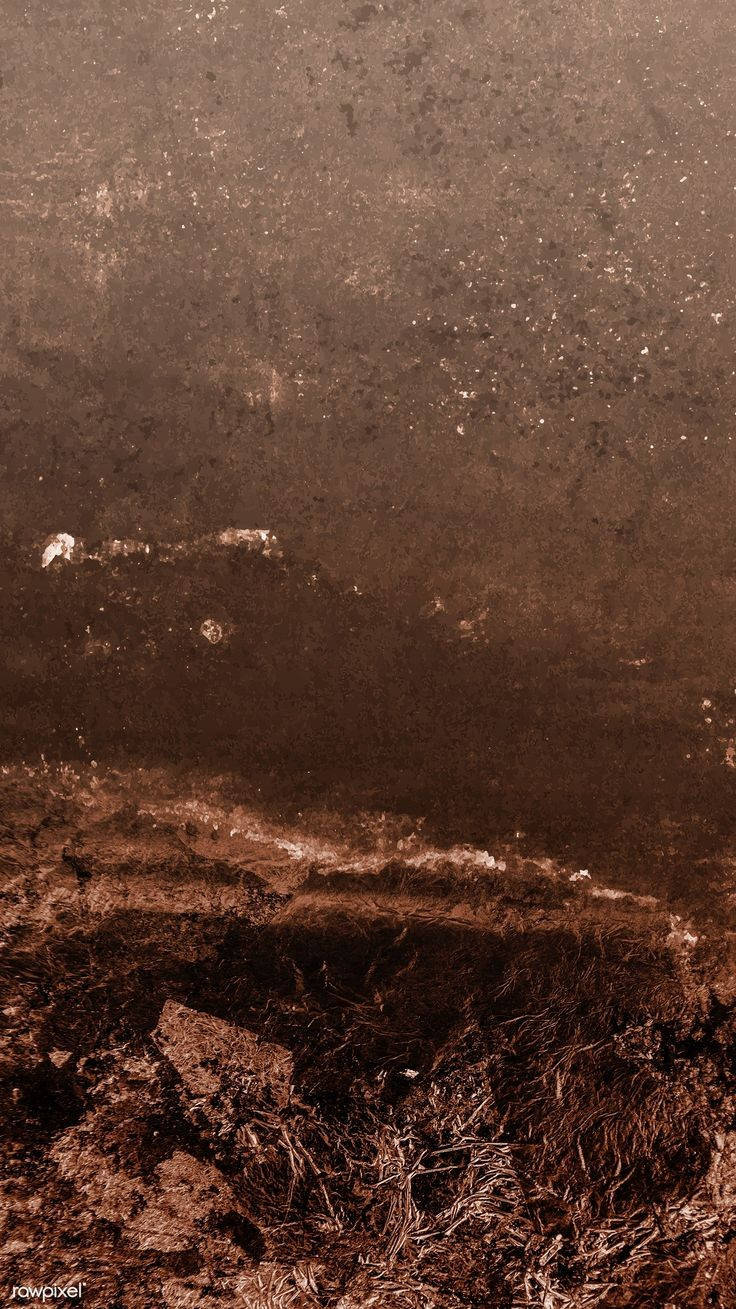 dark brown aesthetic, rough ground, textured brown earth, HD Phone Wallpaper