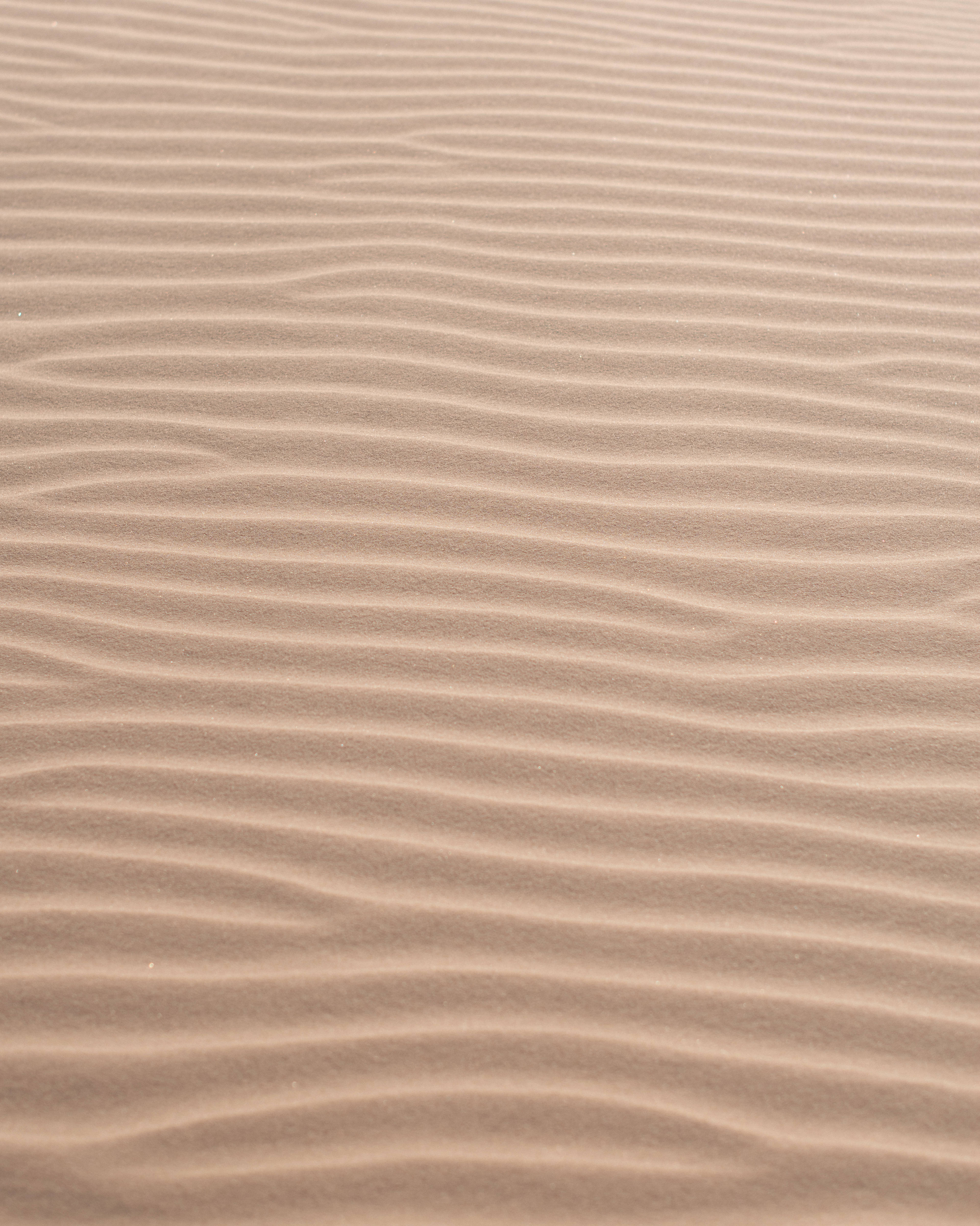 brown dunes, soft beige sand dunes, gentle wavy ripples, 4K Phone Wallpaper