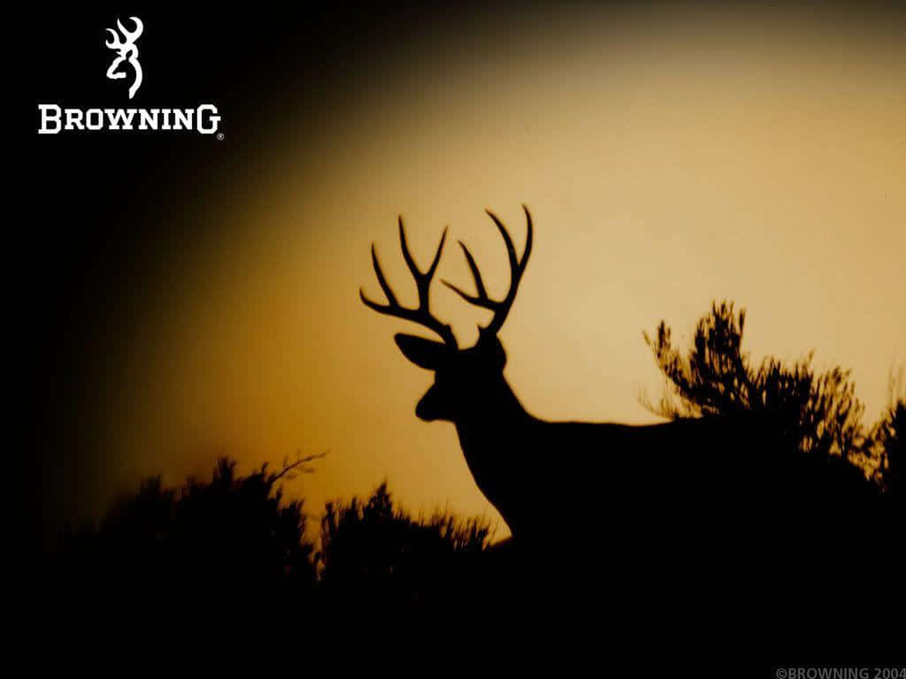 Browning Desktop, majestic buck, large antlers, SD Desktop Wallpaper