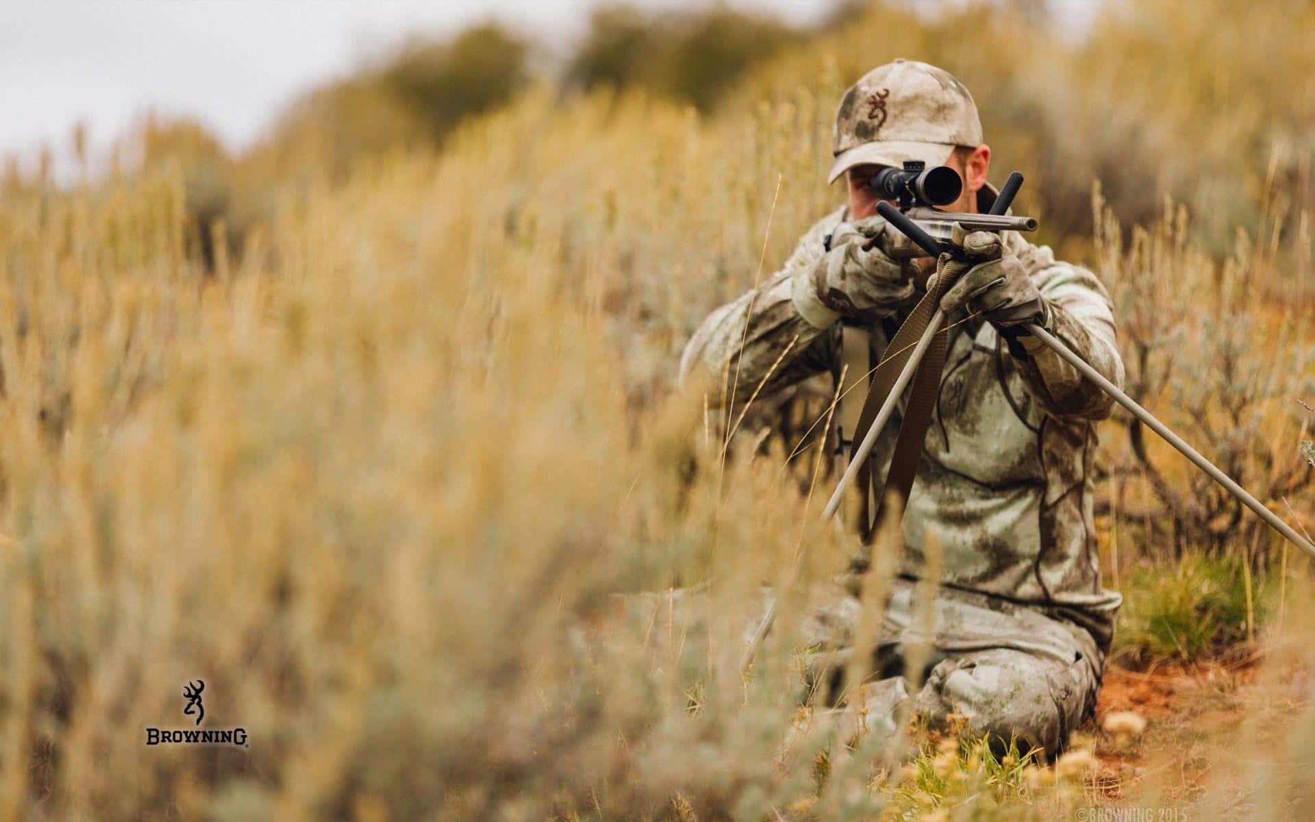 Browning Desktop, rifle, scope, Full HD Desktop Wallpaper