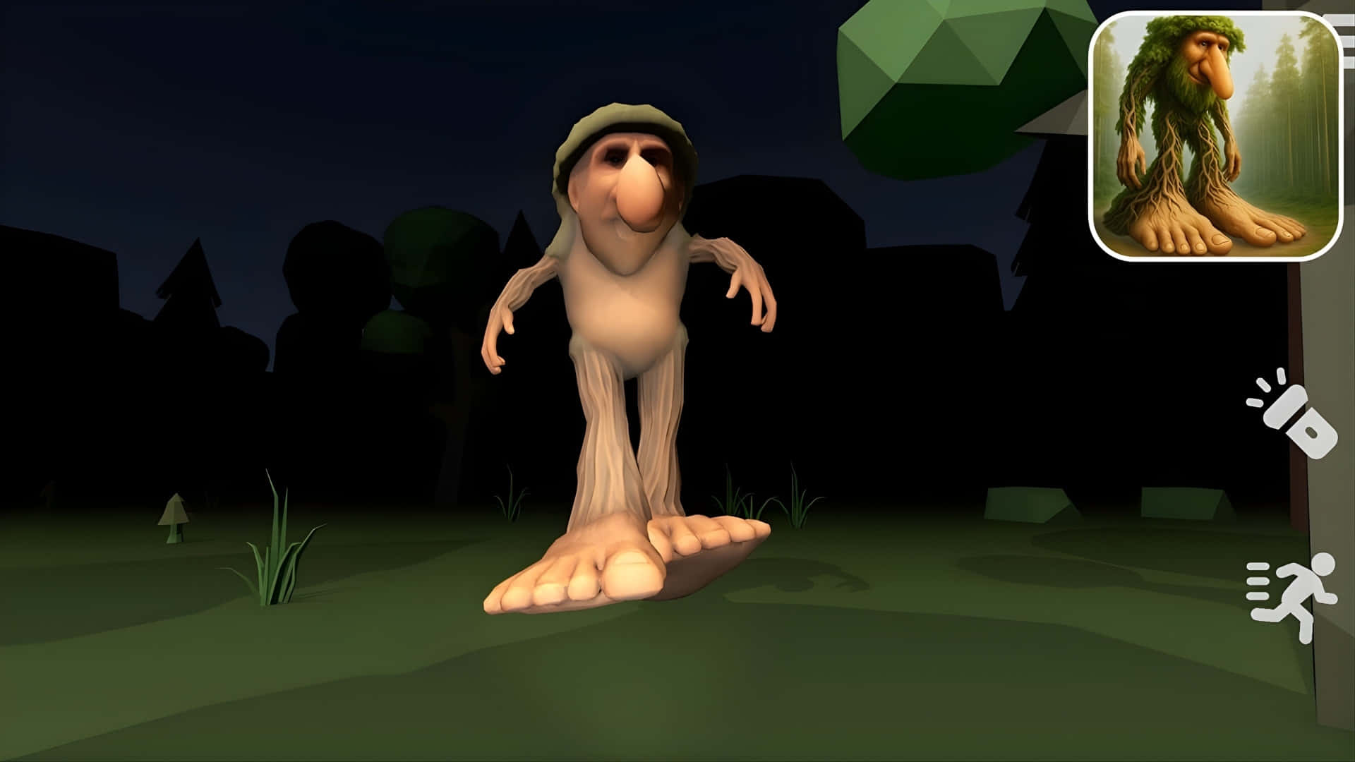 Brr Brr Patapim, cartoonish tree person, hat, Full HD Desktop Wallpaper