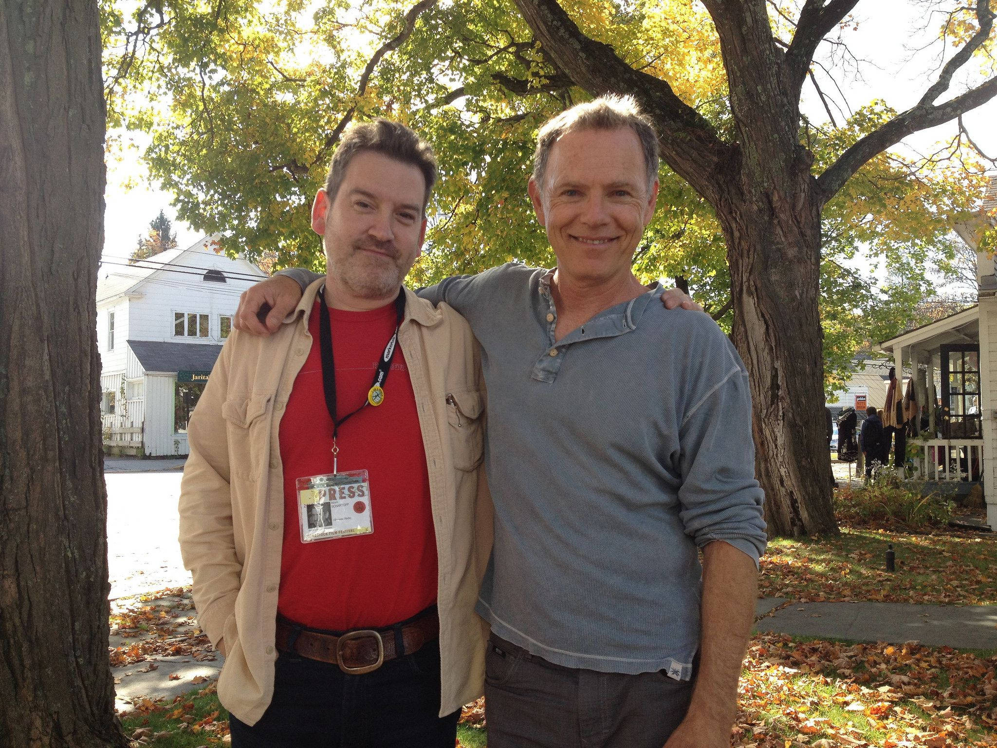 Bruce Greenwood, autumn trees, golden leaves, Full HD Desktop Wallpaper