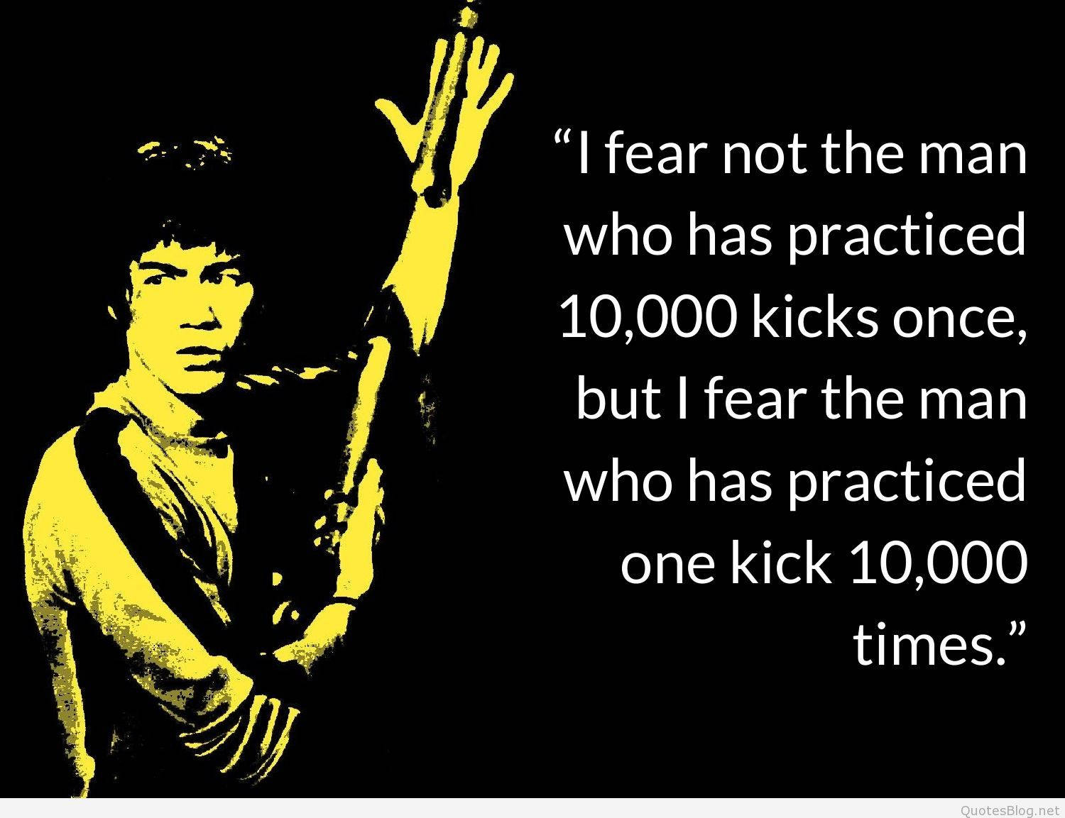 Bruce Lee, formless, shapeless, like water, yellow silhouette, HD Desktop Wallpaper