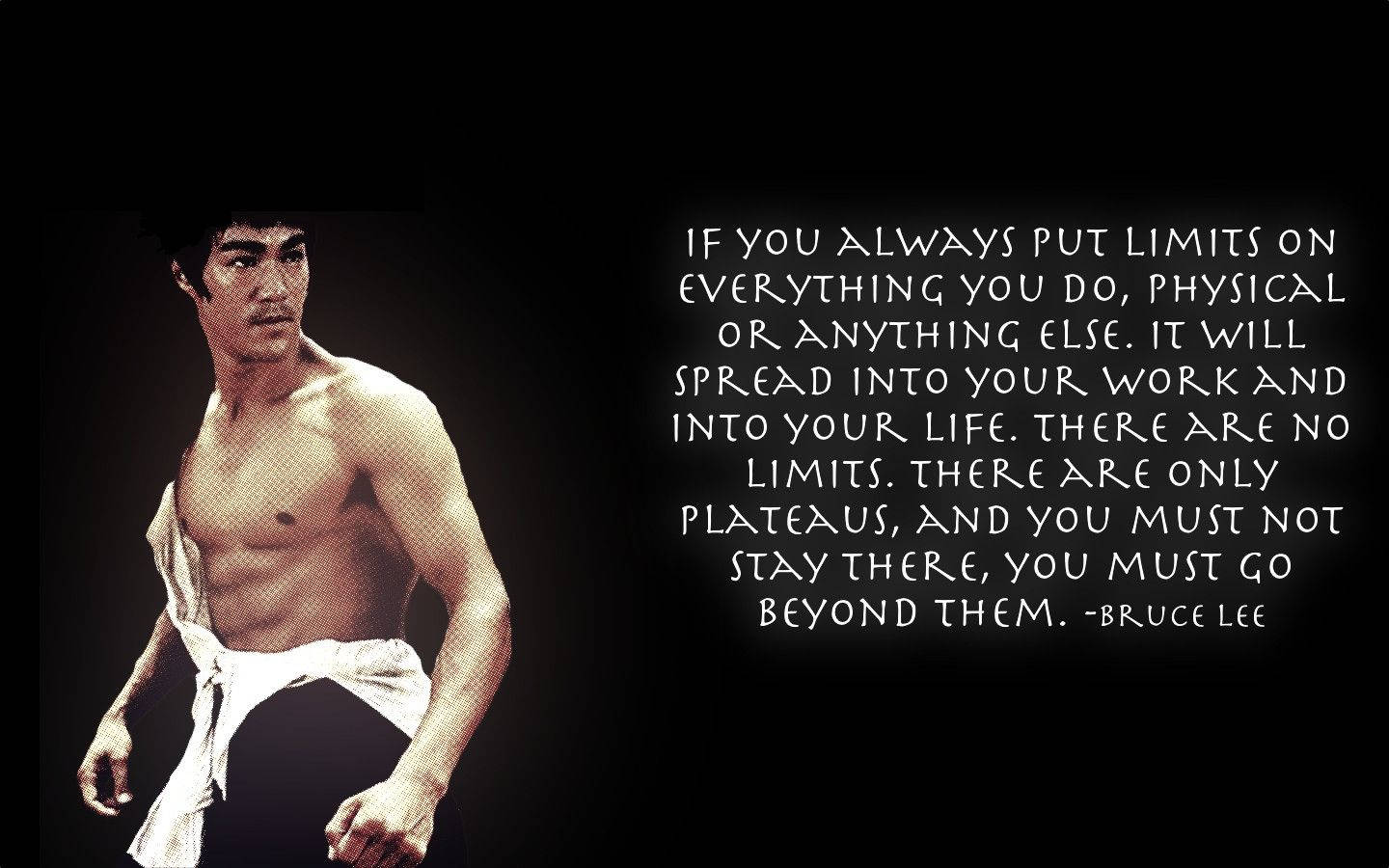 Bruce Lee, martial arts pose, dark background, HD Desktop Wallpaper