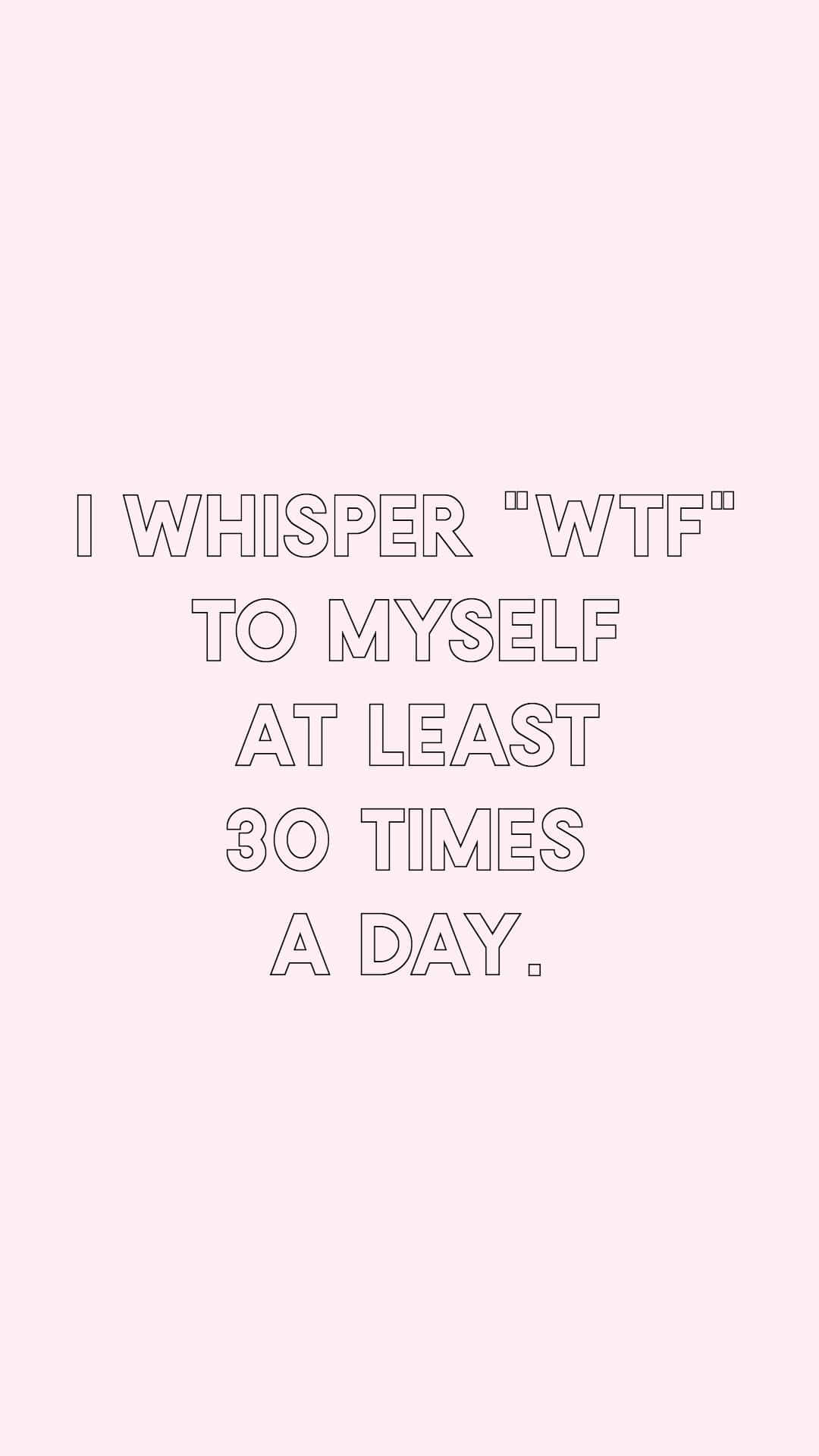 Bruh Girl, pink background, white outlined text, Full HD Phone Wallpaper