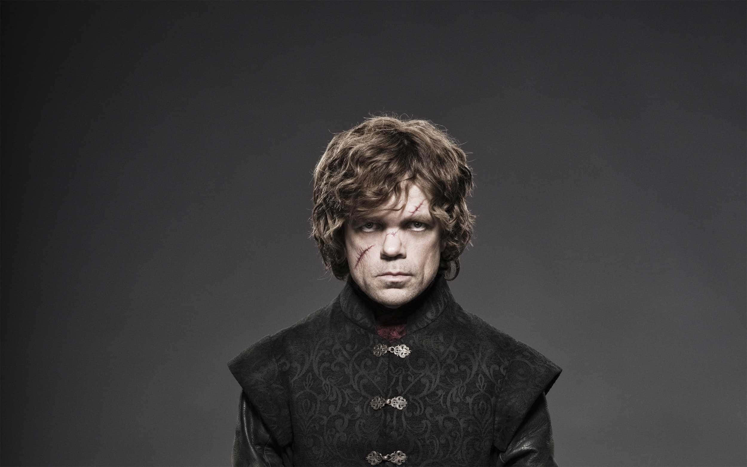 Bruised Man In Black, messy brown hair, bloodied face, Full HD Desktop Wallpaper