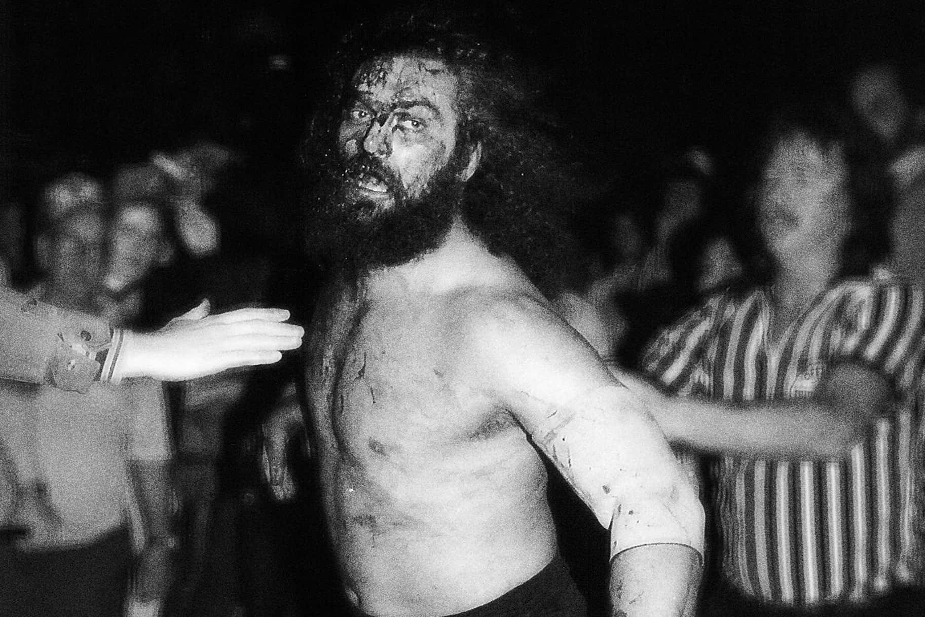 Bruiser Brody, nighttime festival, shirtless, HD Desktop Wallpaper