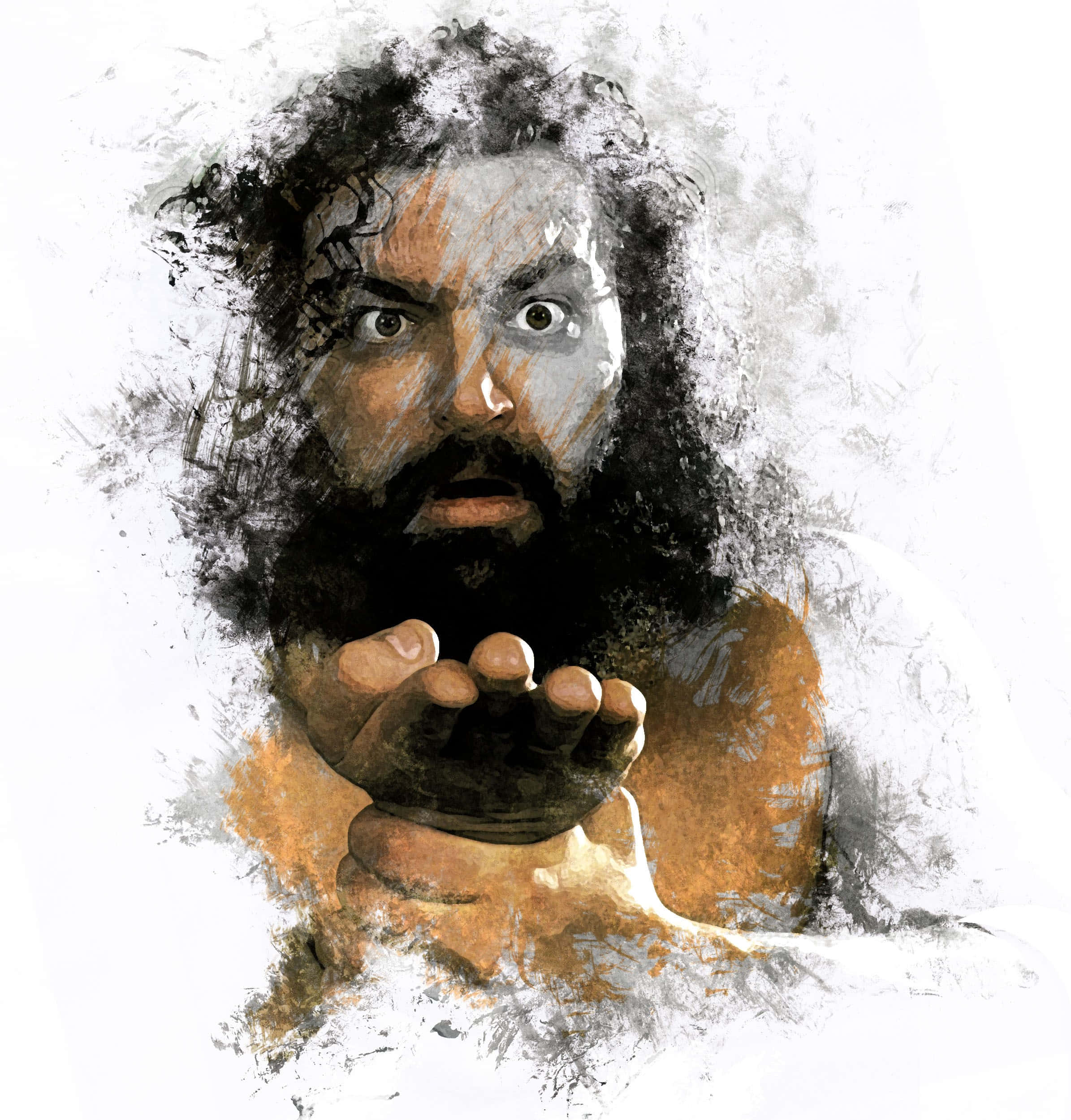 2019 WWE Hall of Fame, Bruiser Brody, bearded man, Full HD Phone Wallpaper