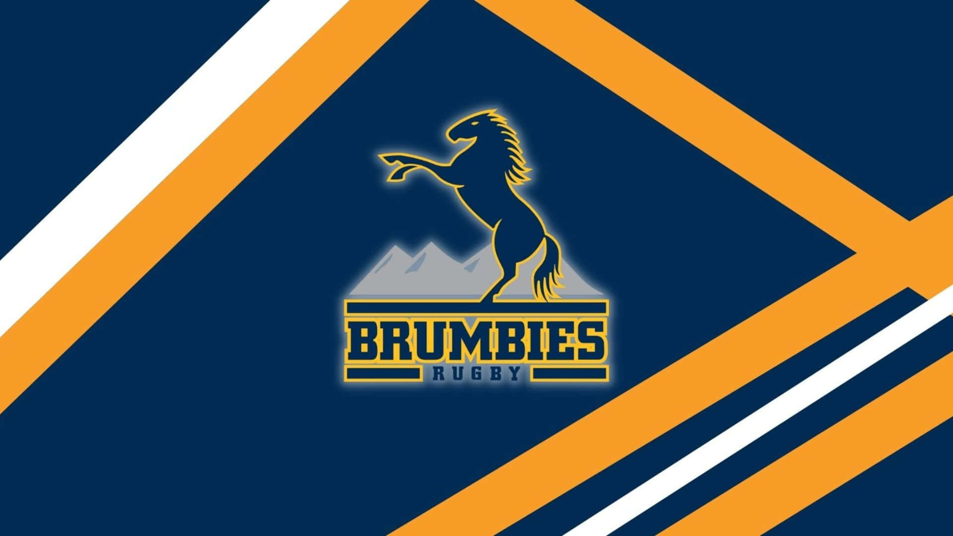 Brumbies, navy blue, orange, Full HD Desktop Wallpaper