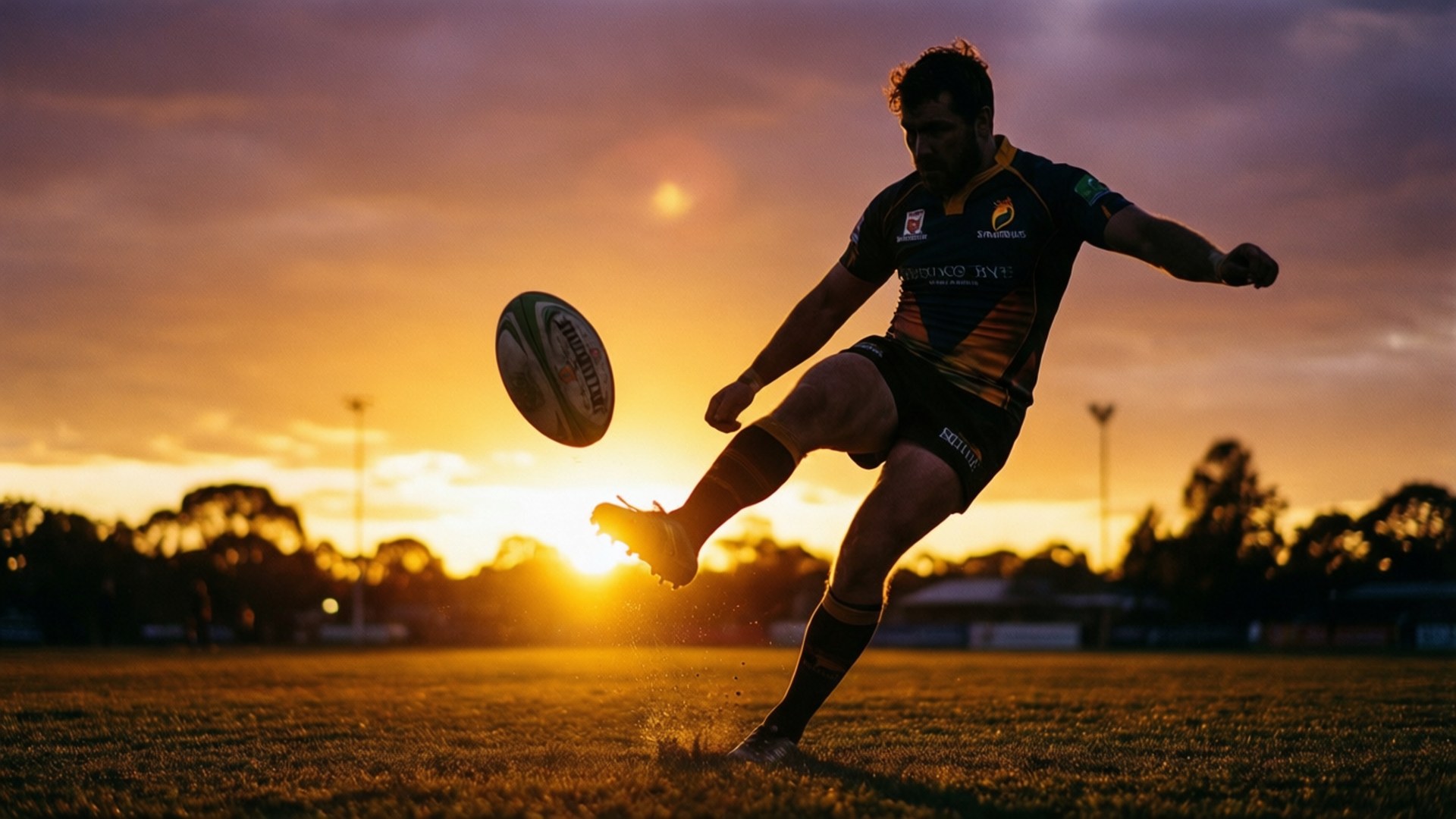 Brumbies, sunset, golden sky, Full HD Desktop Wallpaper