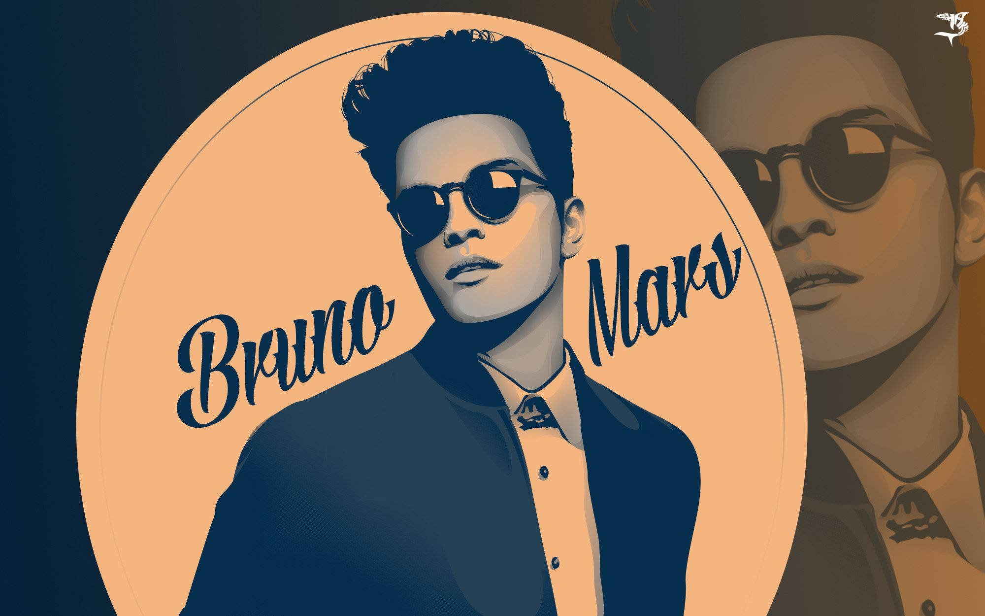 Bruno Mars, sunglasses, suit, Full HD Desktop Wallpaper