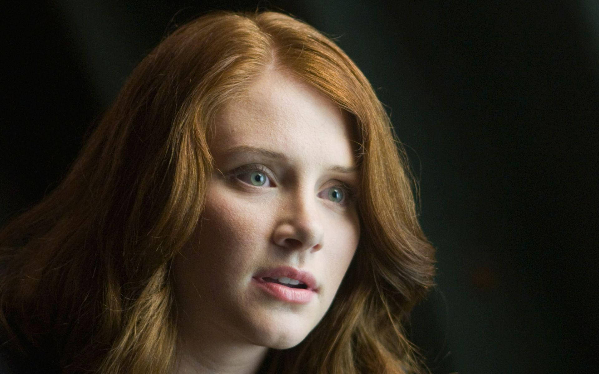 Bryce Dallas Howard, red hair, blue eyes, Full HD Desktop Wallpaper