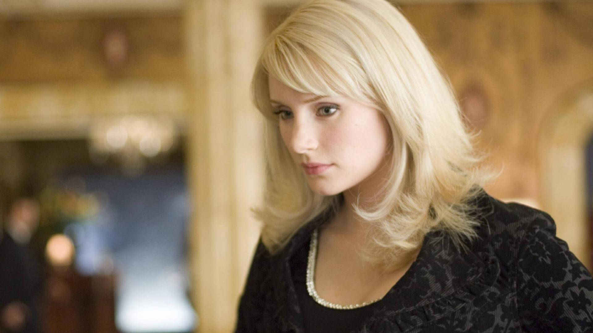 Bryce Dallas Howard, blonde hair, pearl necklace, Full HD Desktop Wallpaper