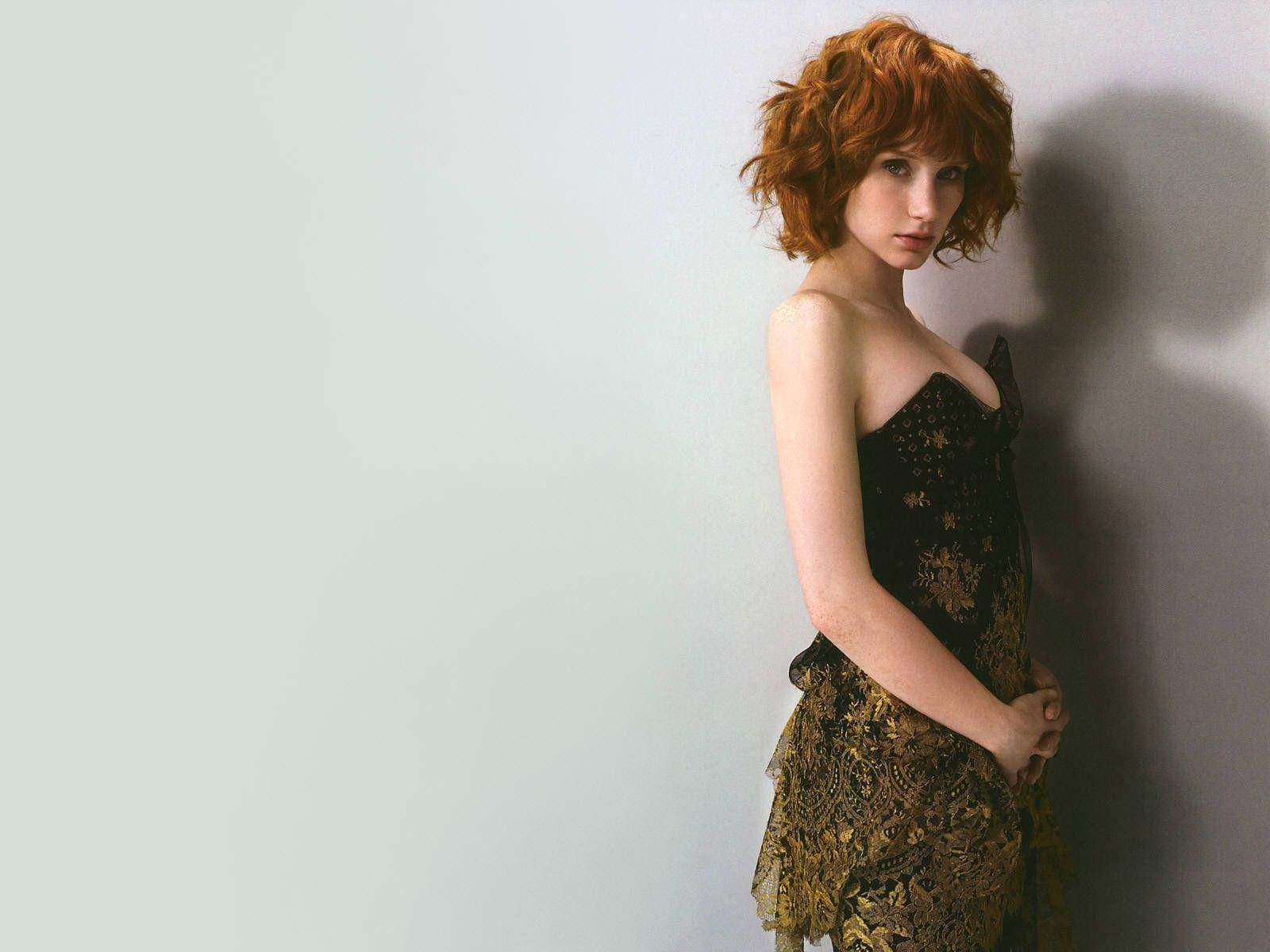 Bryce Dallas Howard, curly short hair, fiery red hair, HD Desktop Wallpaper