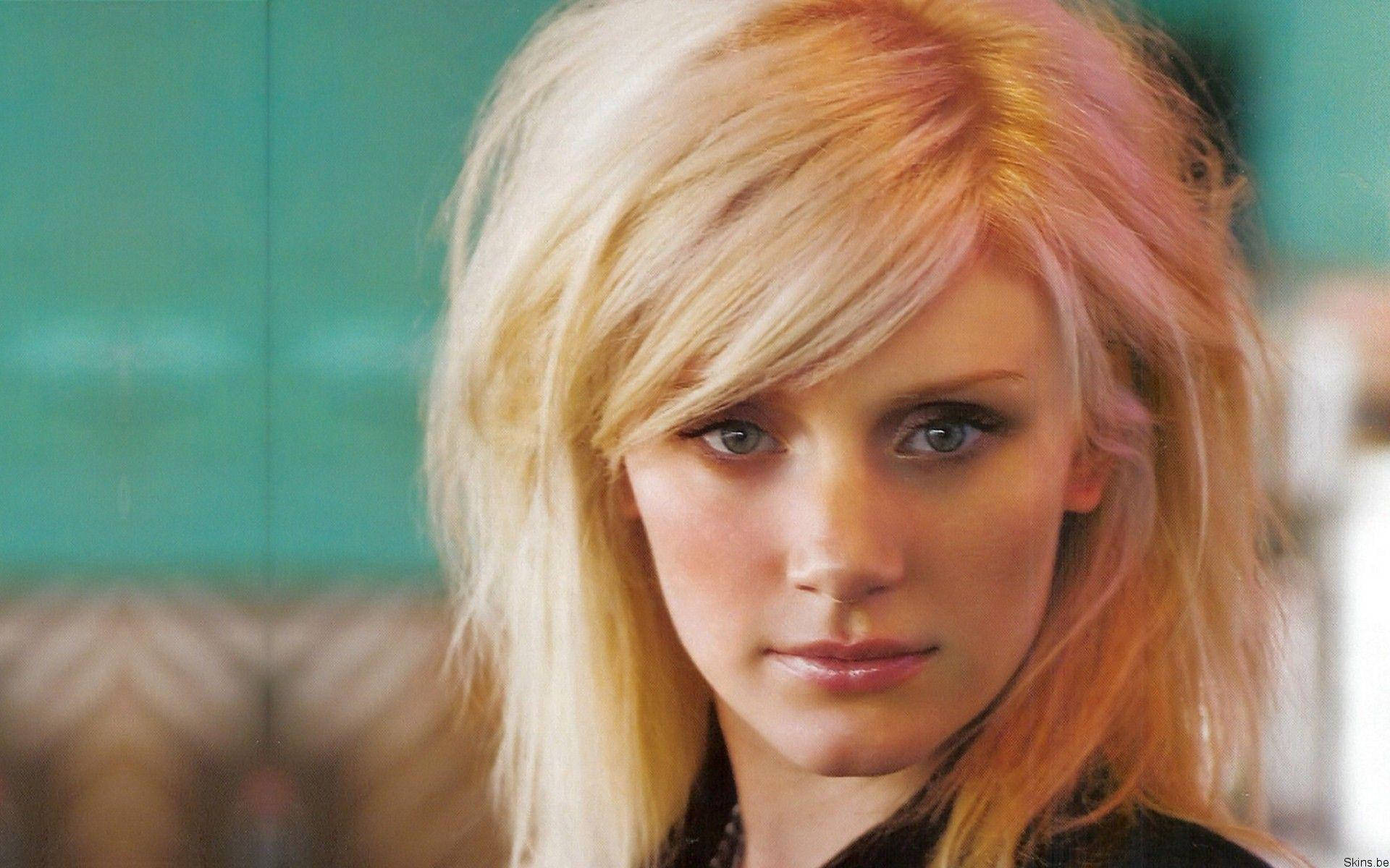 Bryce Dallas Howard, blonde hair, intense blue eyes, Full HD Desktop Wallpaper