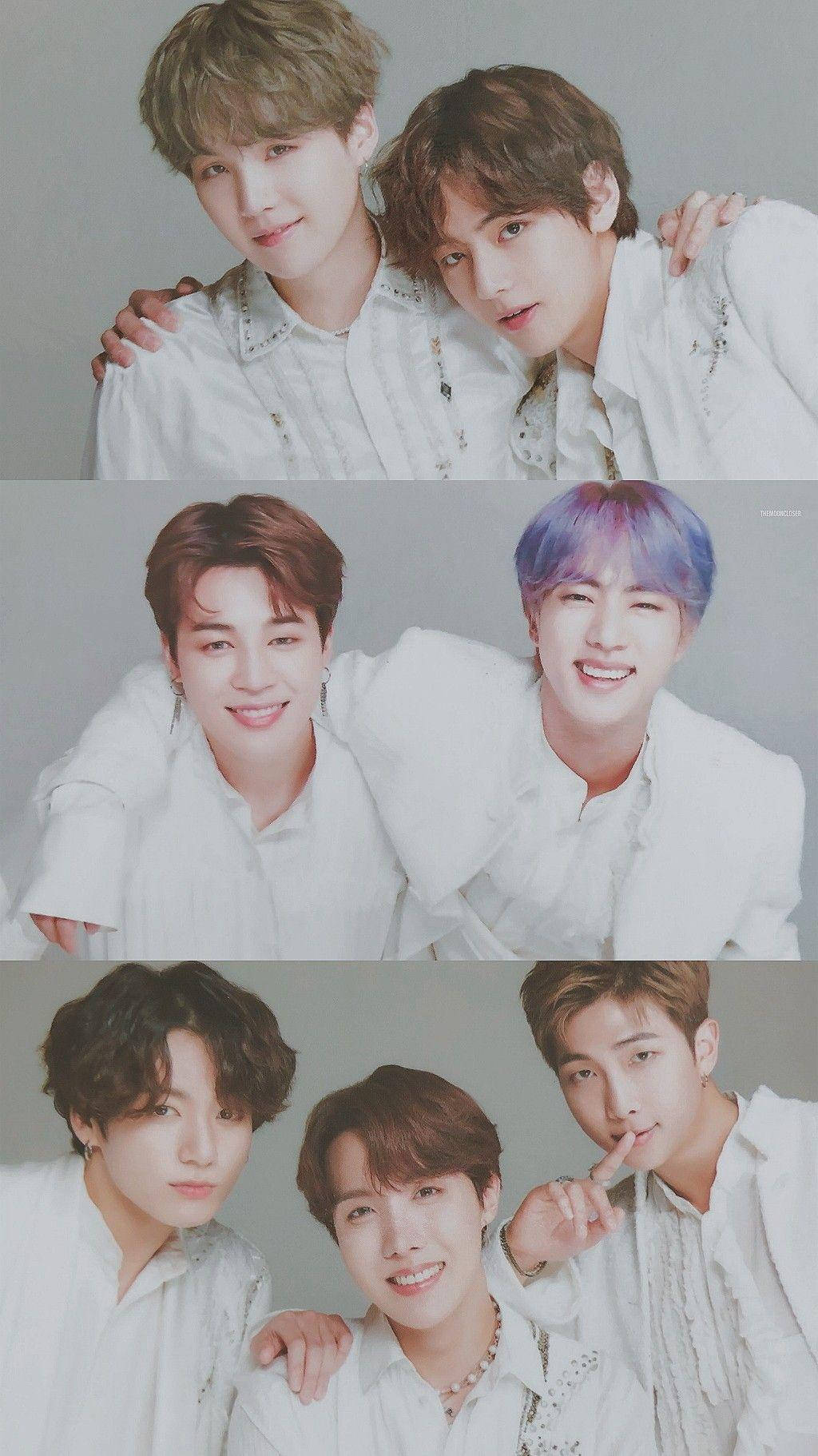BTS 2020, K-pop idols, white shirts, HD Phone Wallpaper