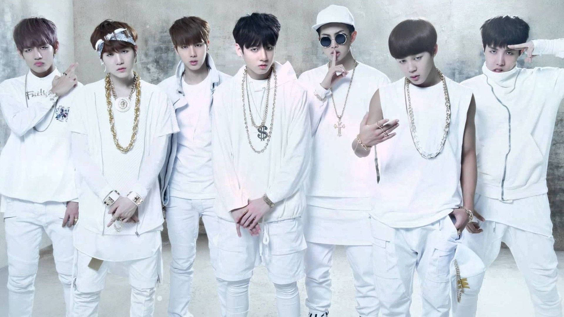 BTS, 2021, all white outfits, Full HD Desktop Wallpaper
