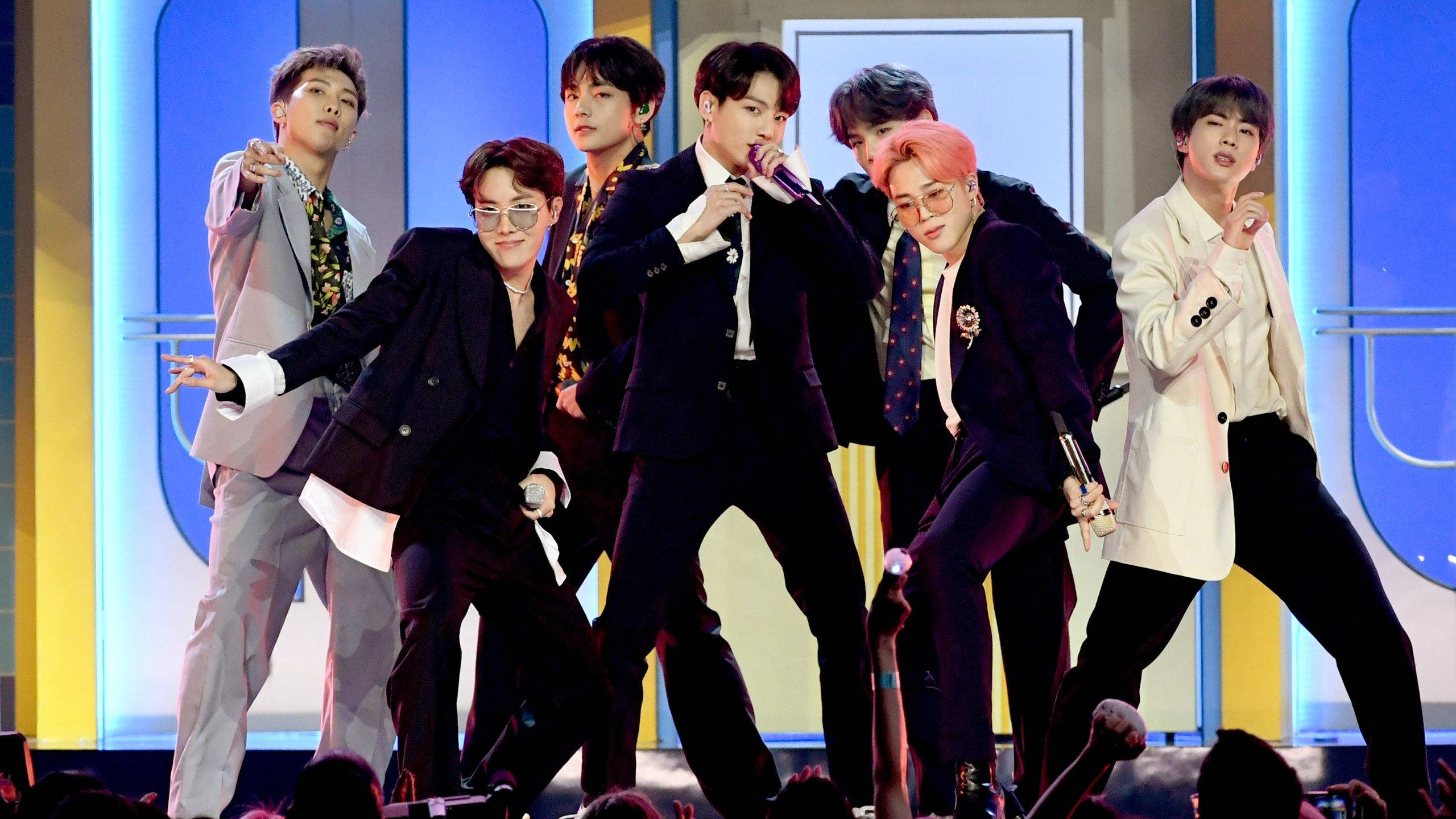 BTS, 2021, stage, 2K Desktop Wallpaper