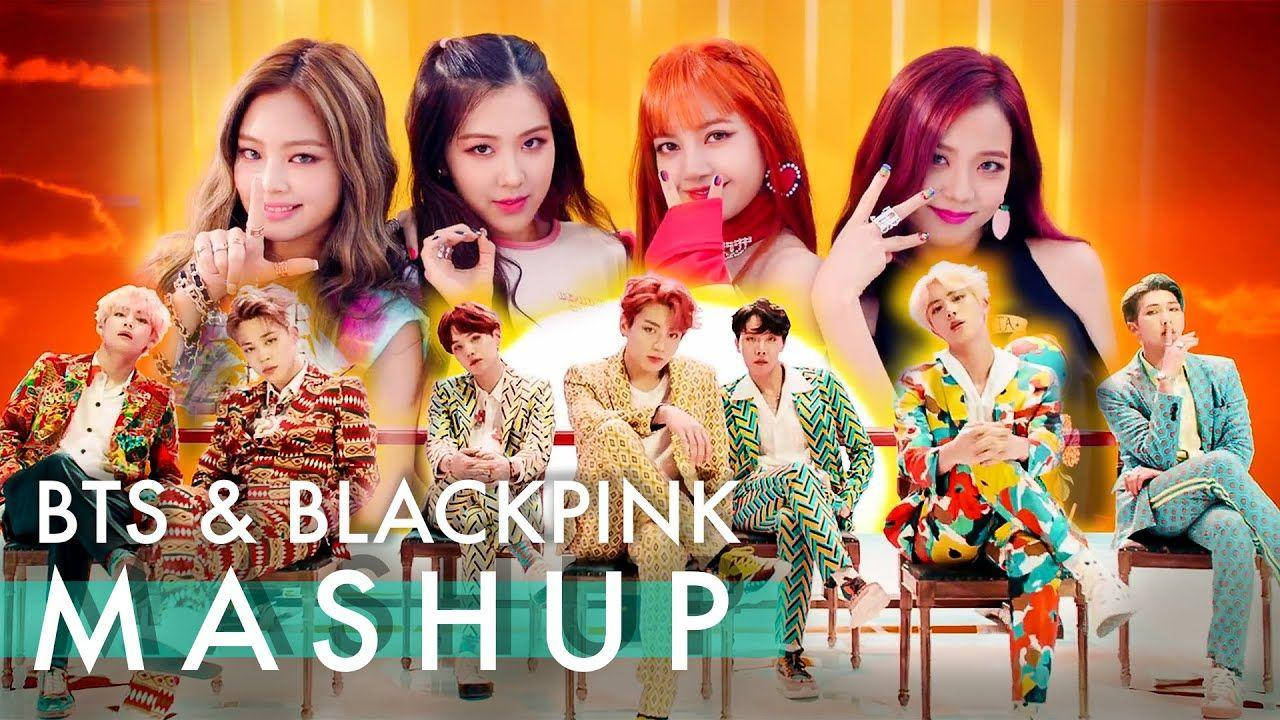 BTS, BLACKPINK, colorful patterned suits, HD Desktop Wallpaper