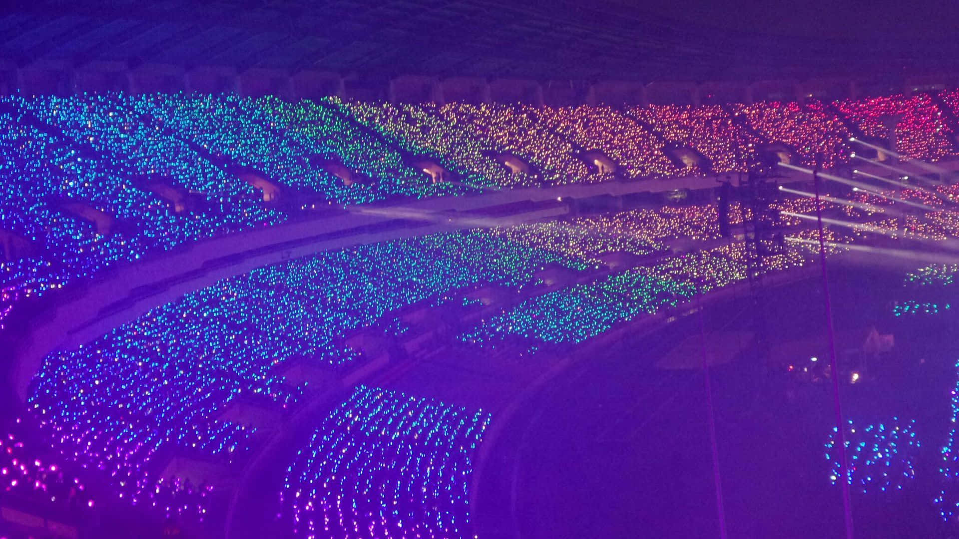 BTS Army Bomb, blue, green, Full HD Desktop Wallpaper