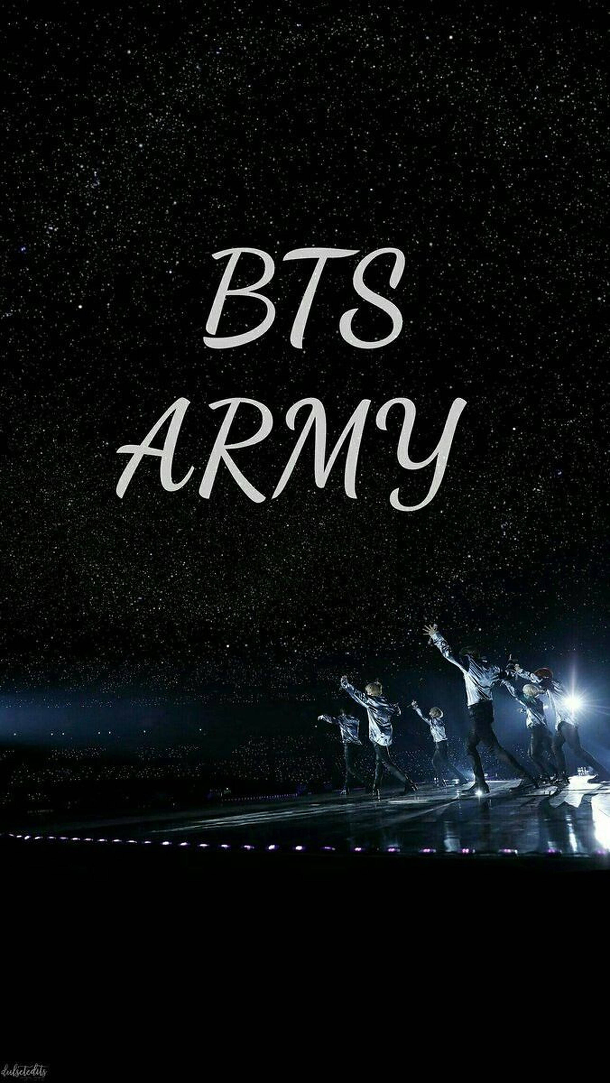 BTS, BTS ARMY, starry night stage, 2K Phone Wallpaper