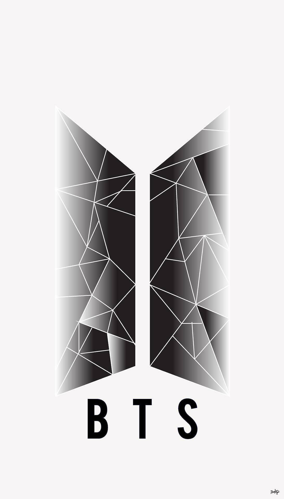 BTS, black, white, Full HD Phone Wallpaper