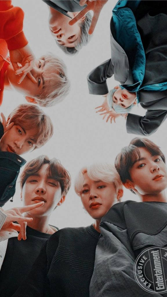 Bts Cute Aesthetic, seven young men, varied hair colors, SD Phone Wallpaper