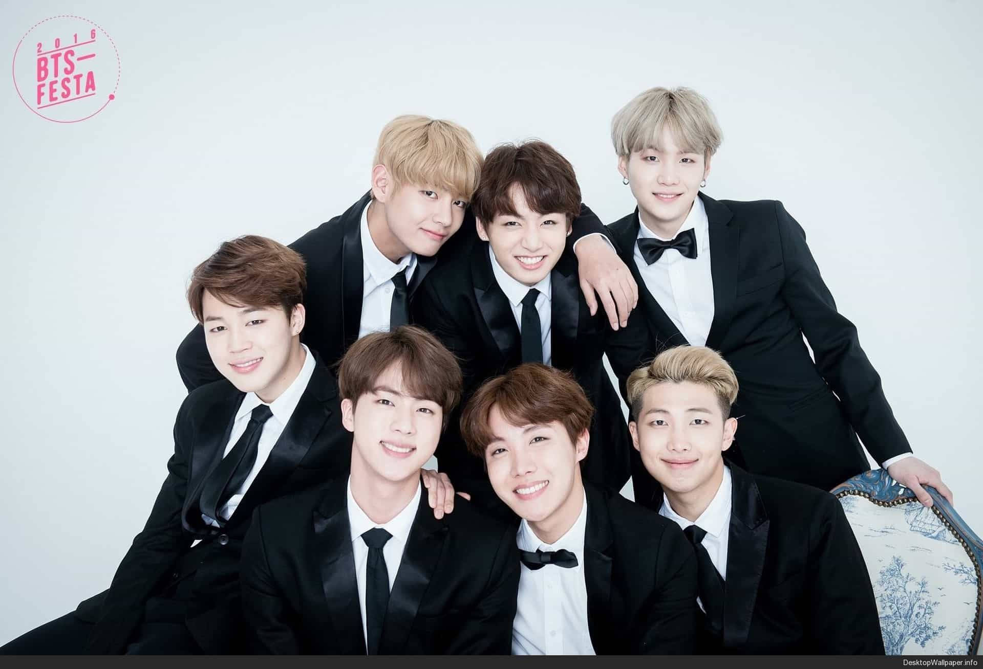 BTS, black suit, 2020, Full HD Desktop Wallpaper