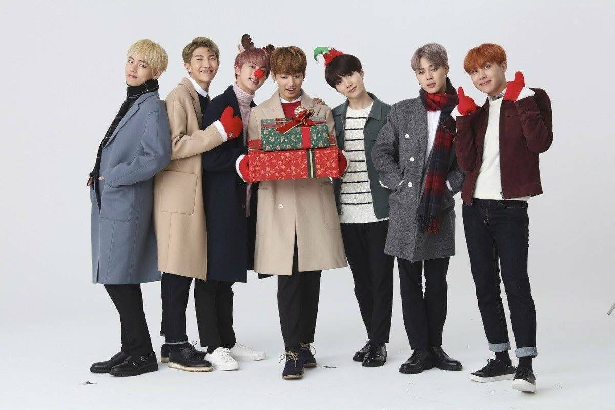 BTS, Christmas Gifts, winter coats, SD Desktop Wallpaper