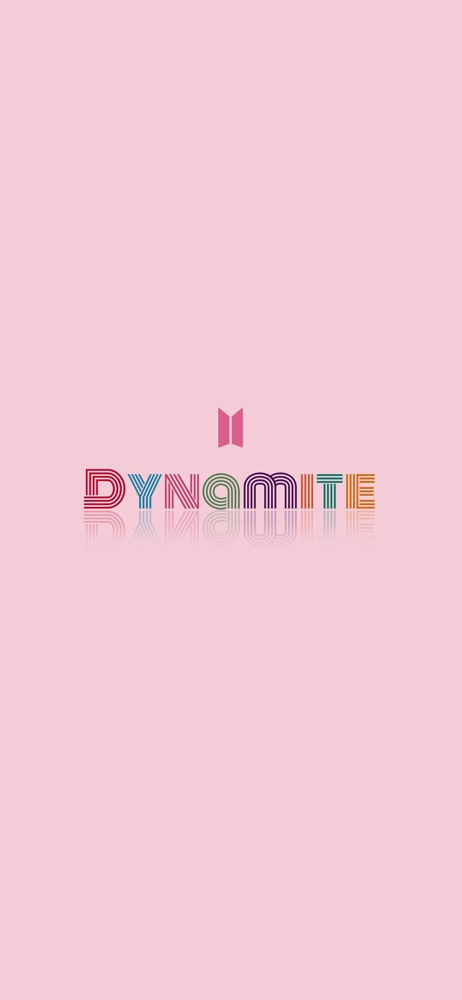 BTS Dynamite, DYNAMITE, rainbow gradient, Full HD Phone Wallpaper