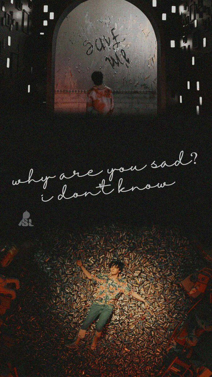 BTS Fake Love, calligraphy, bullet casings, SD Phone Wallpaper