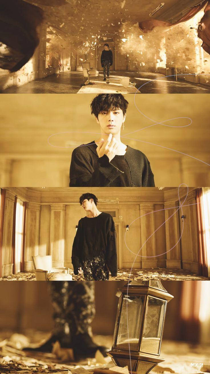 BTS Fake Love, exploding room, golden-hued, HD Phone Wallpaper