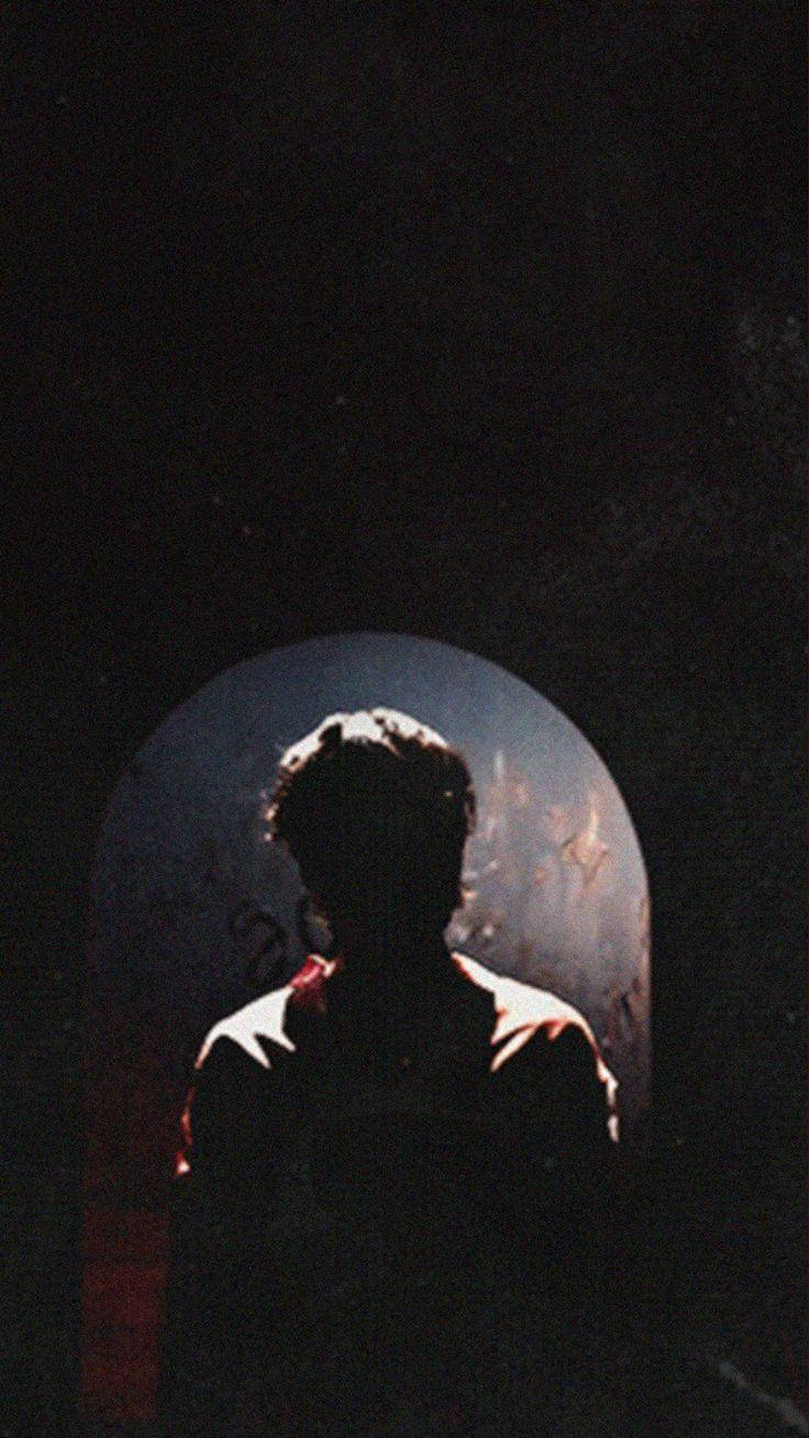 BTS Fake Love, silhouette, dark archway, HD Phone Wallpaper
