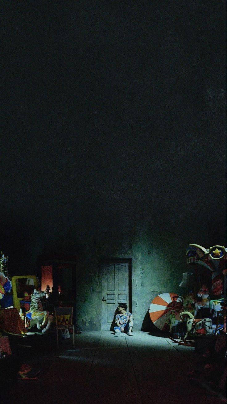 BTS Fake Love, carnival decorations, dimly lit room, HD Phone Wallpaper