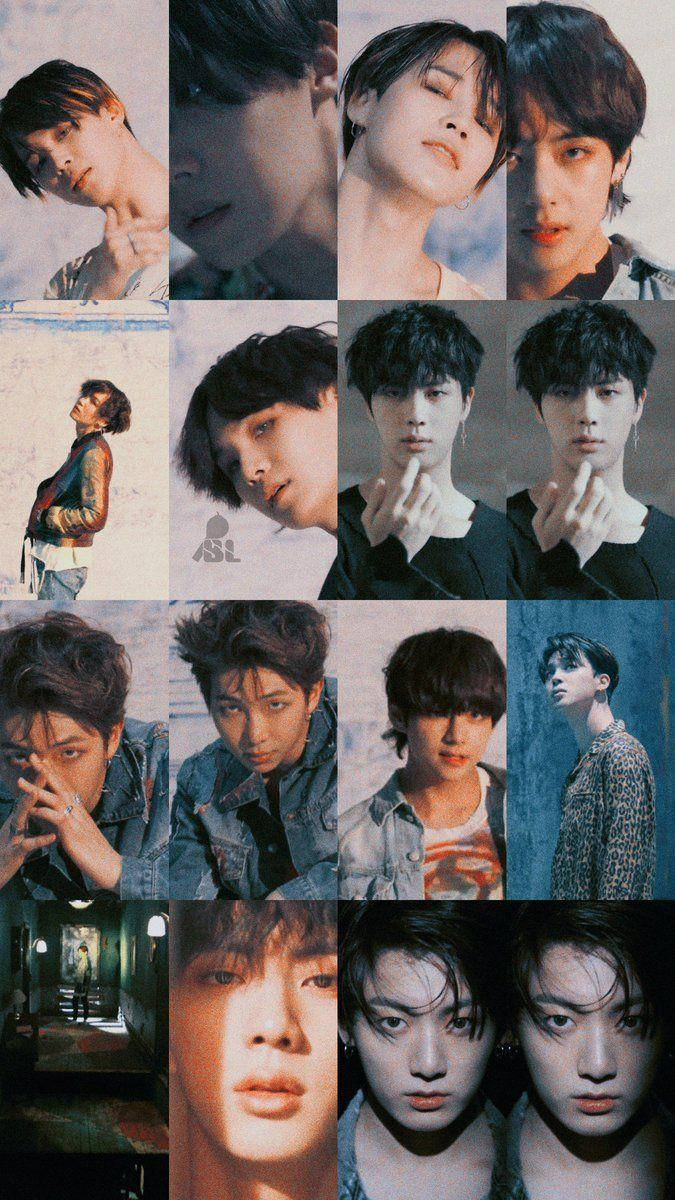 BTS Fake Love, moody, cinematic portraits, SD Phone Wallpaper
